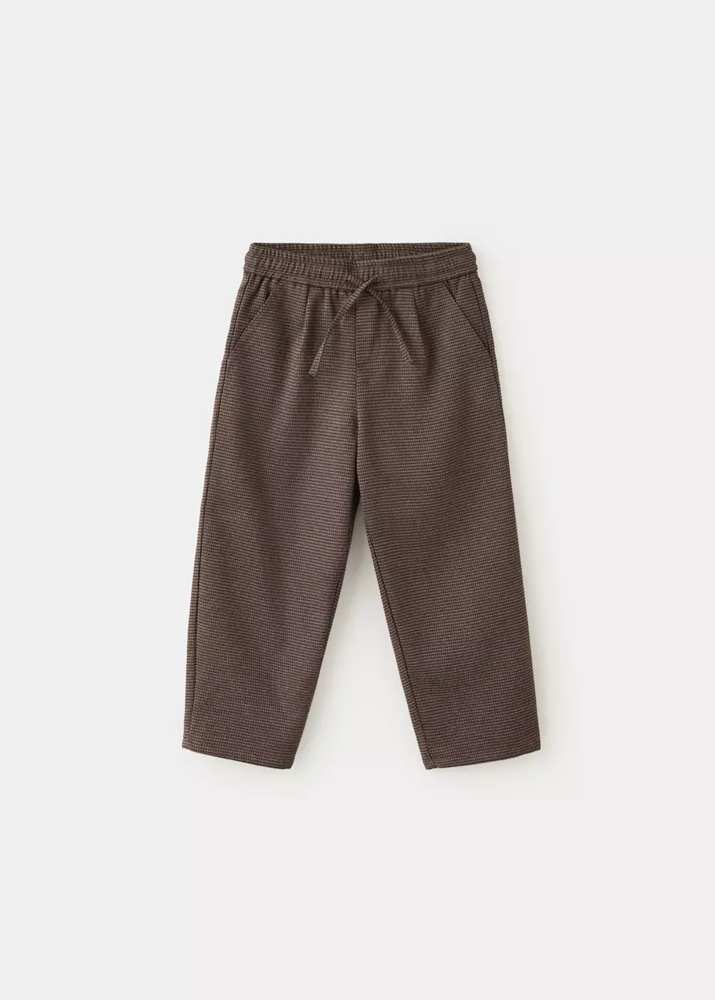 Pantalon droit à carreaux, MANGO BABY