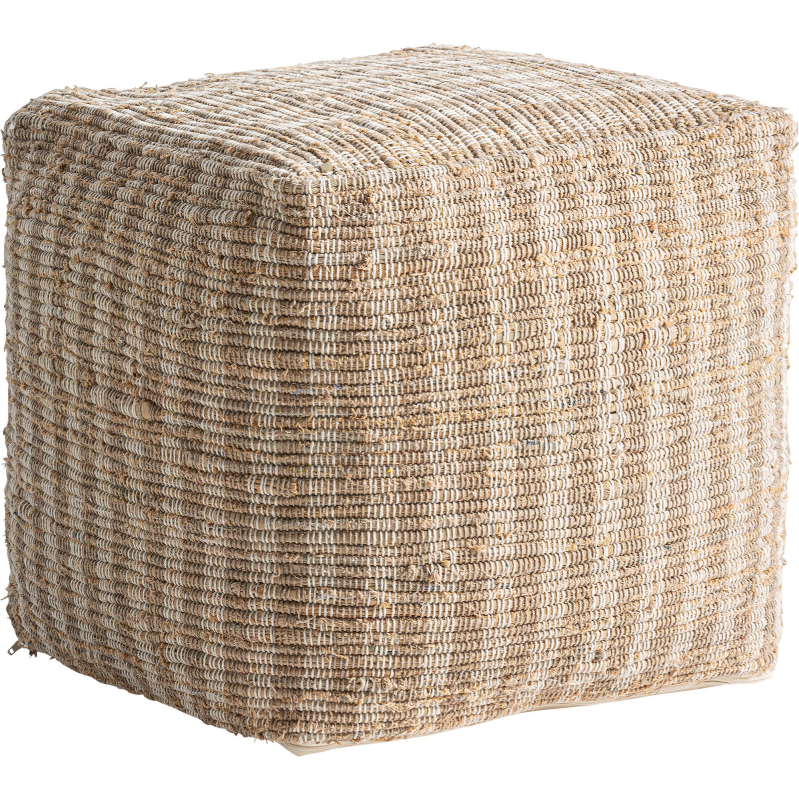 Pouf carré en coton, RECOLLECTION