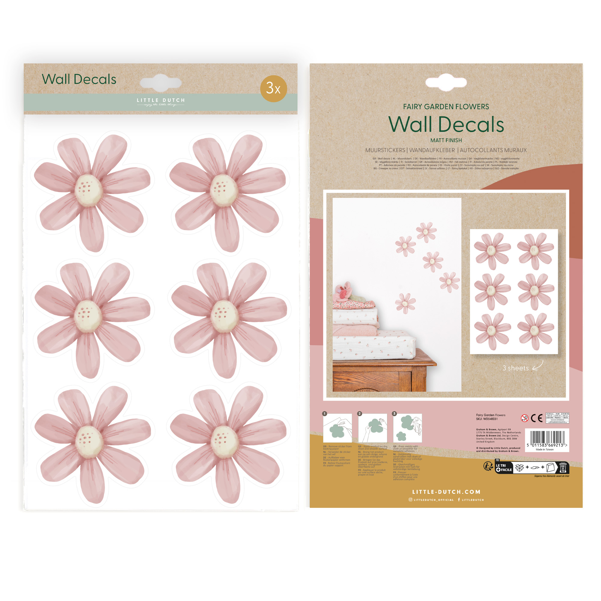 Etiquettes Dos Classeur A4 - 9 Autocollants Fleurs De Cerisier Rose - Design Élégant Pour Dossiers