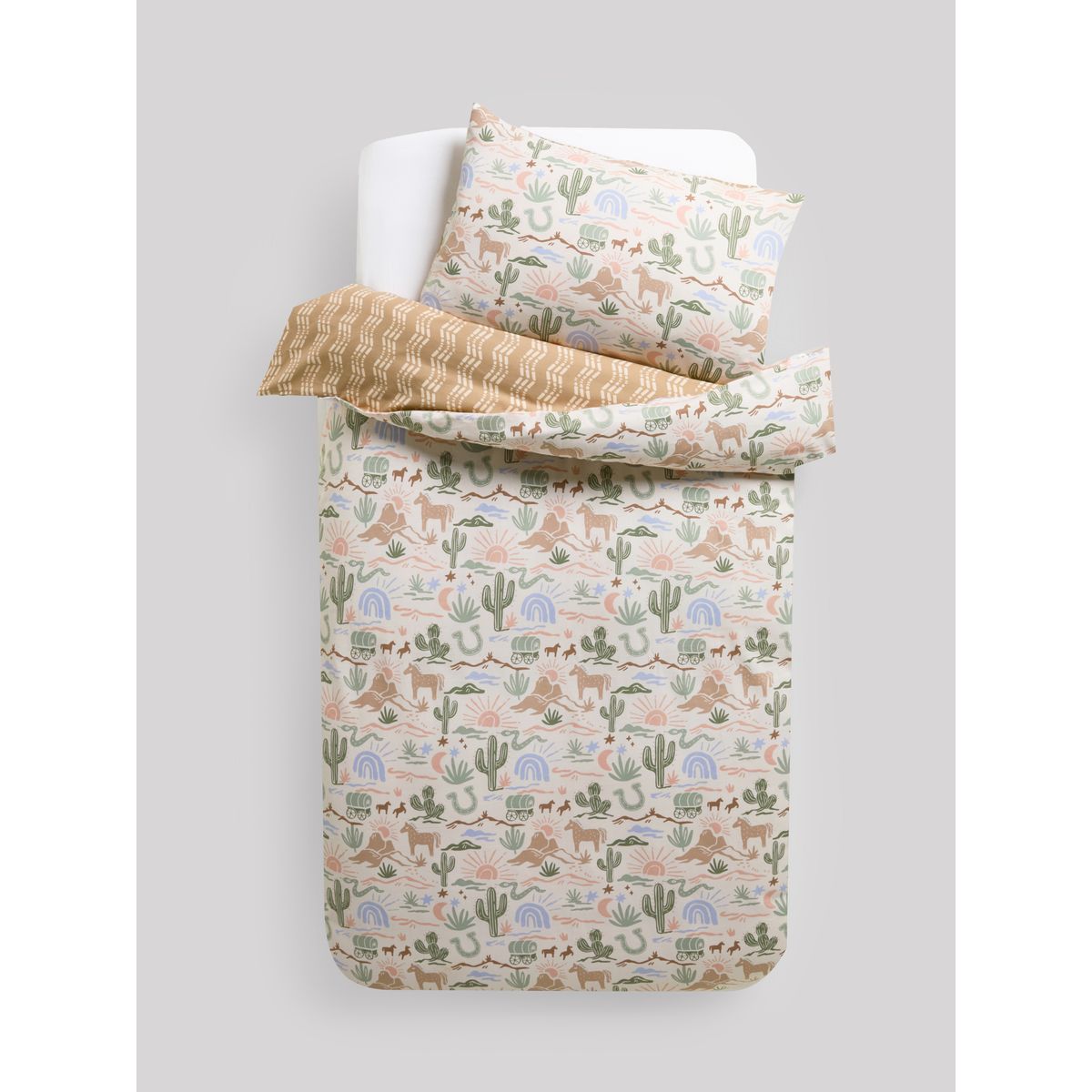 Housse de couette et taie d'oreiller en coton, NEXT