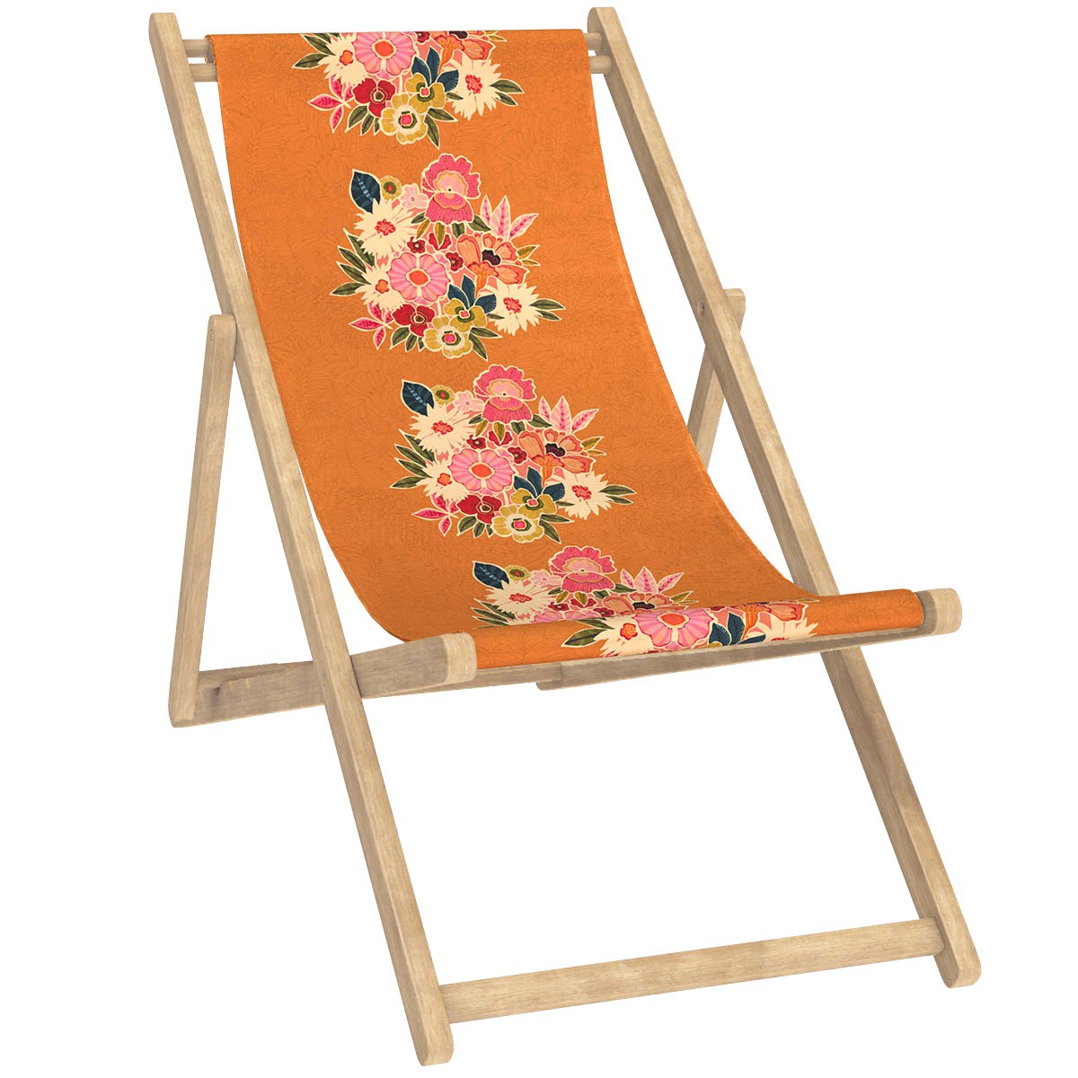 Chilienne en eucalyptus, toile fleurie, KIMIKO, VENT DE BOHÈME