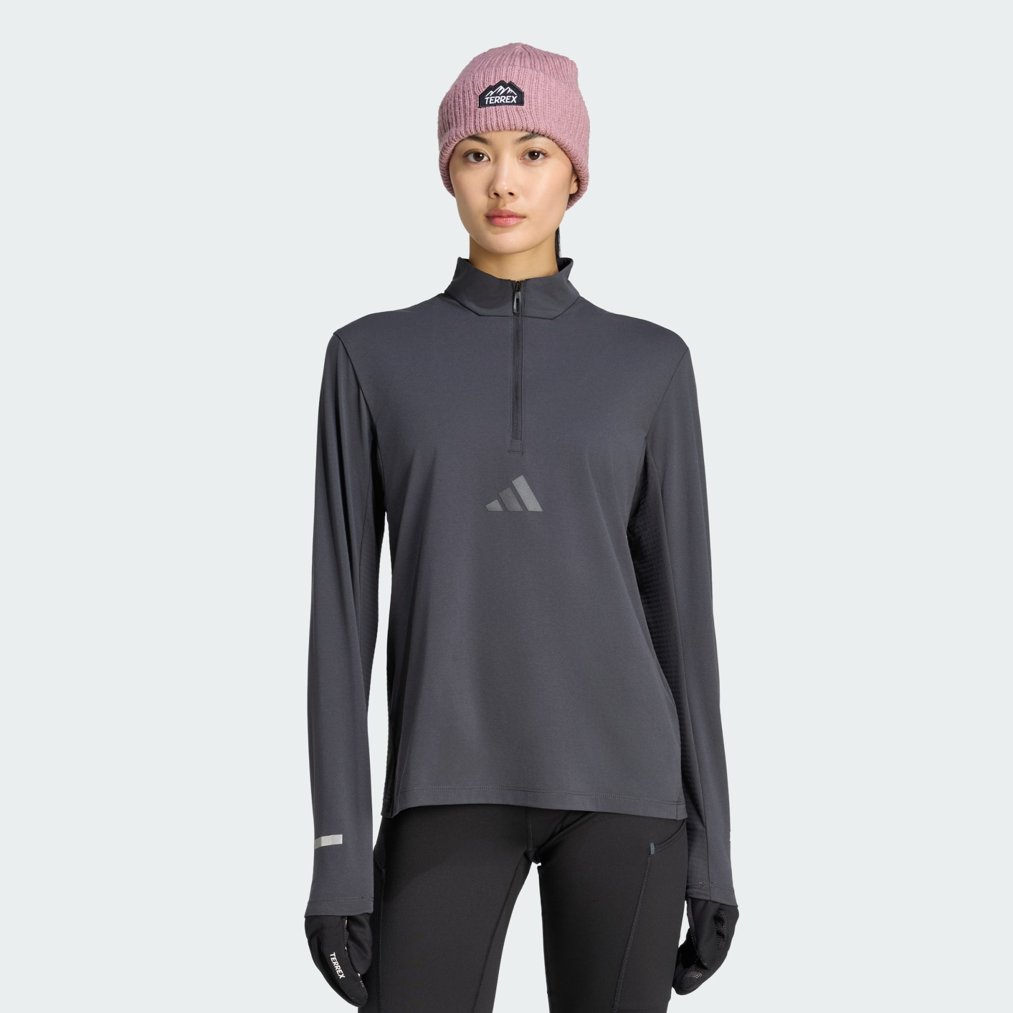 T-Shirt Manches Longues Demi-Zip Terrex Xperior, adidas Performance