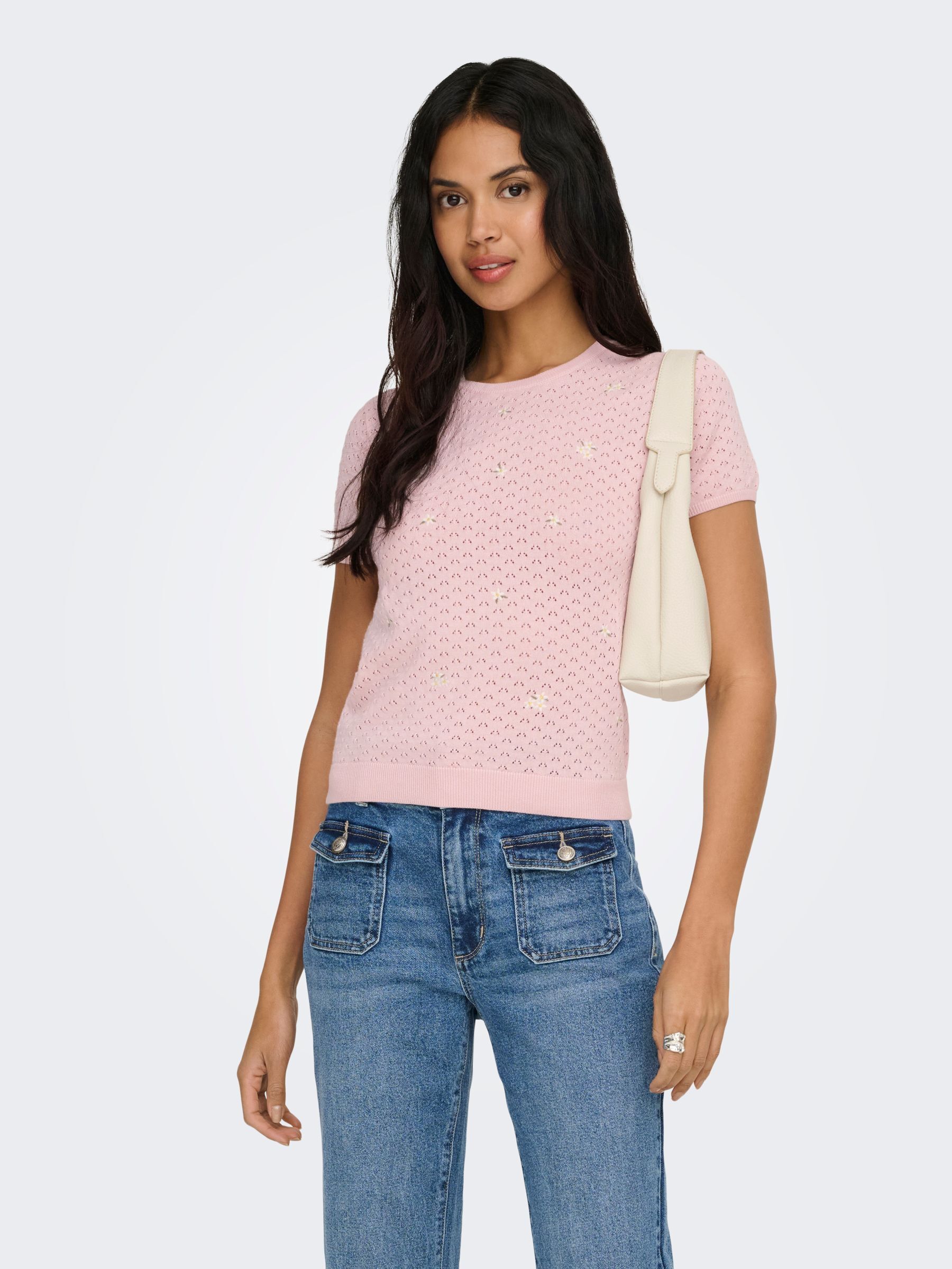 T-Shirt En Maille, ONLY