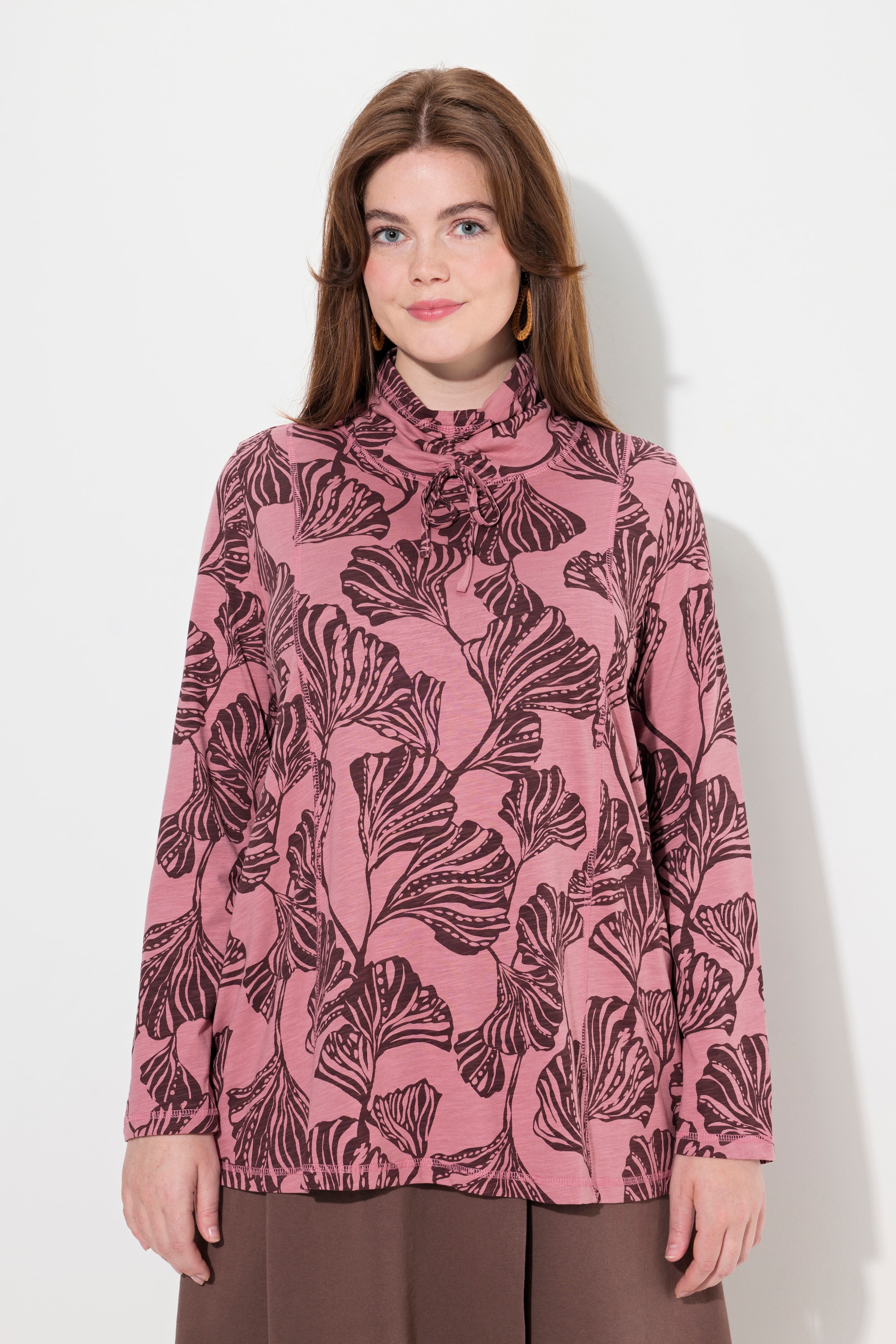 T-shirt imprimé feuilles, ULLA POPKEN