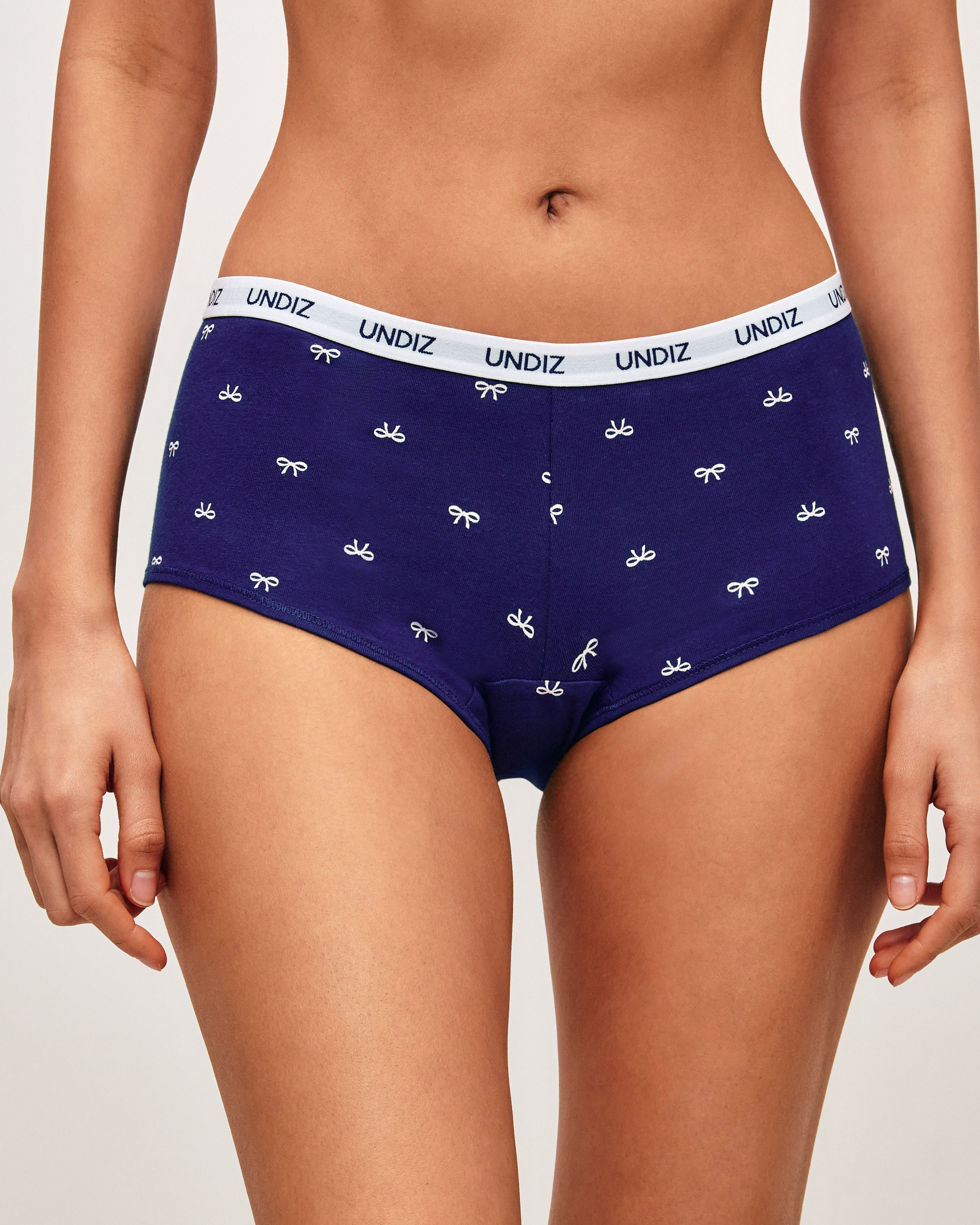 Shorty en coton imprimé noeuds BIGELATIZ PRIN, UNDIZ