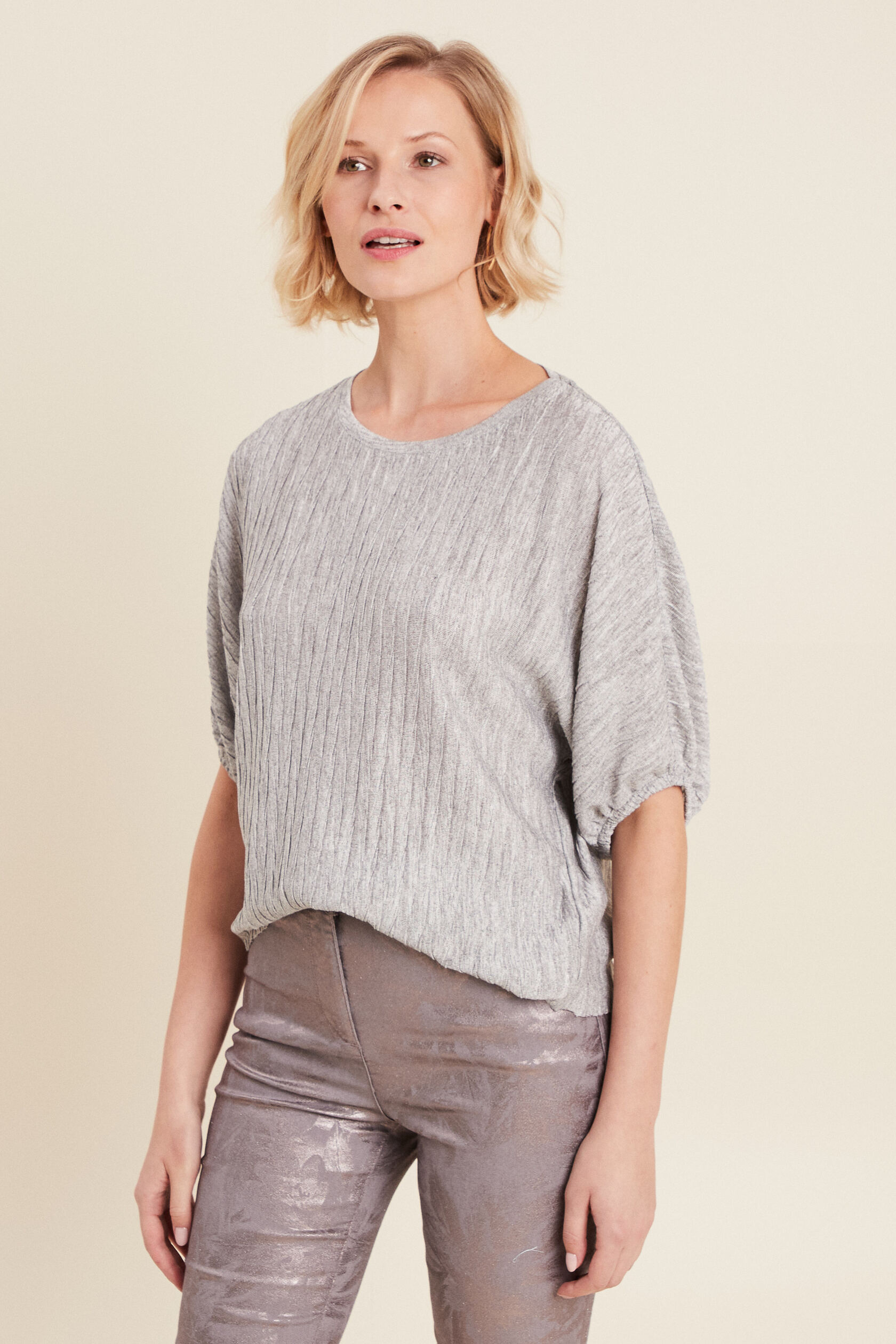 Blouse manches 3/4 plissée, BREAL