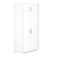Build corner wardrobe, white, La Redoute Interieurs | La Redoute