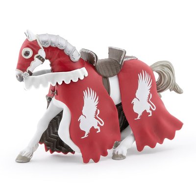 Figurine Cheval du chevalier griffon rouge PAPO