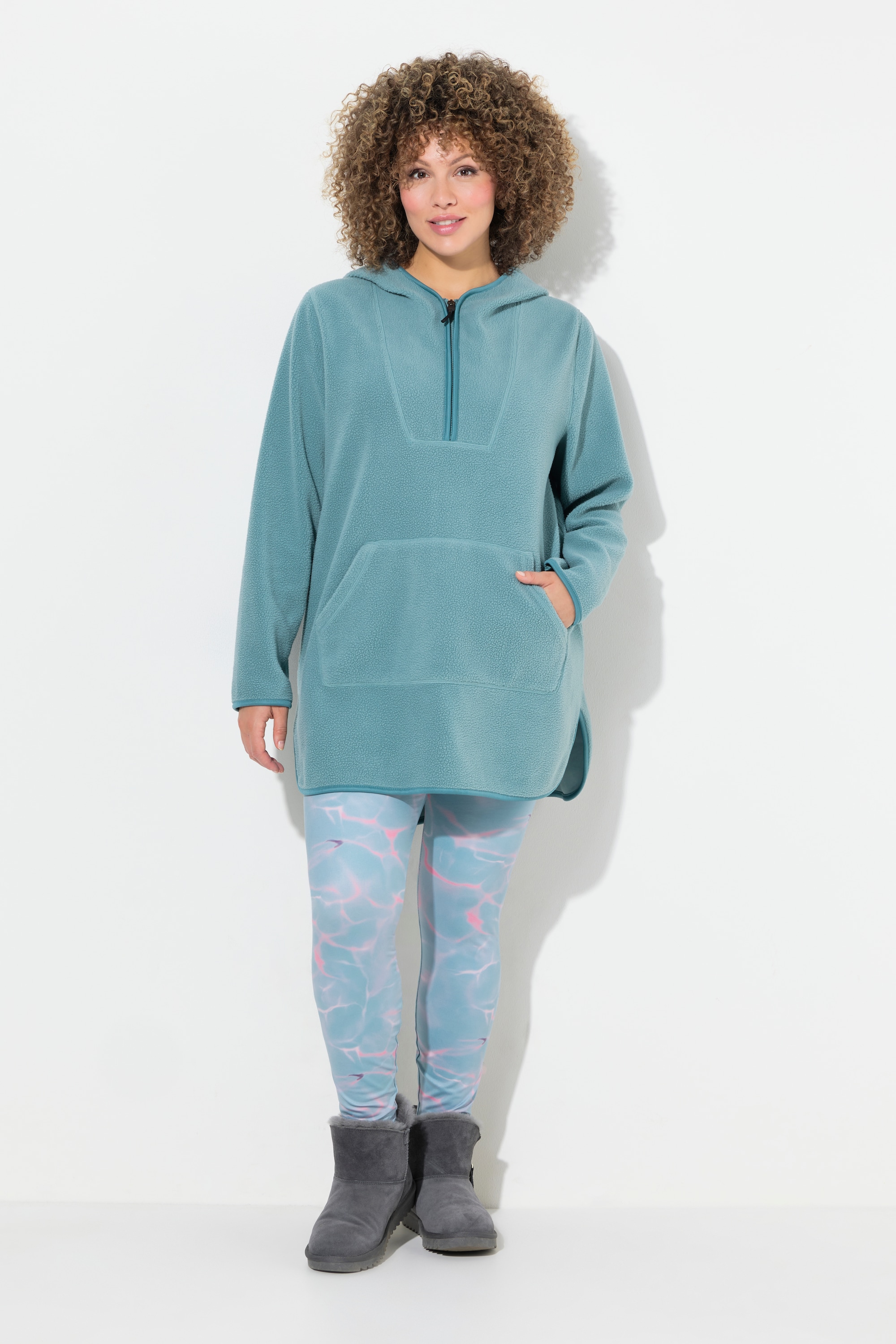 Long sweat-shirt à capuche, ULLA POPKEN