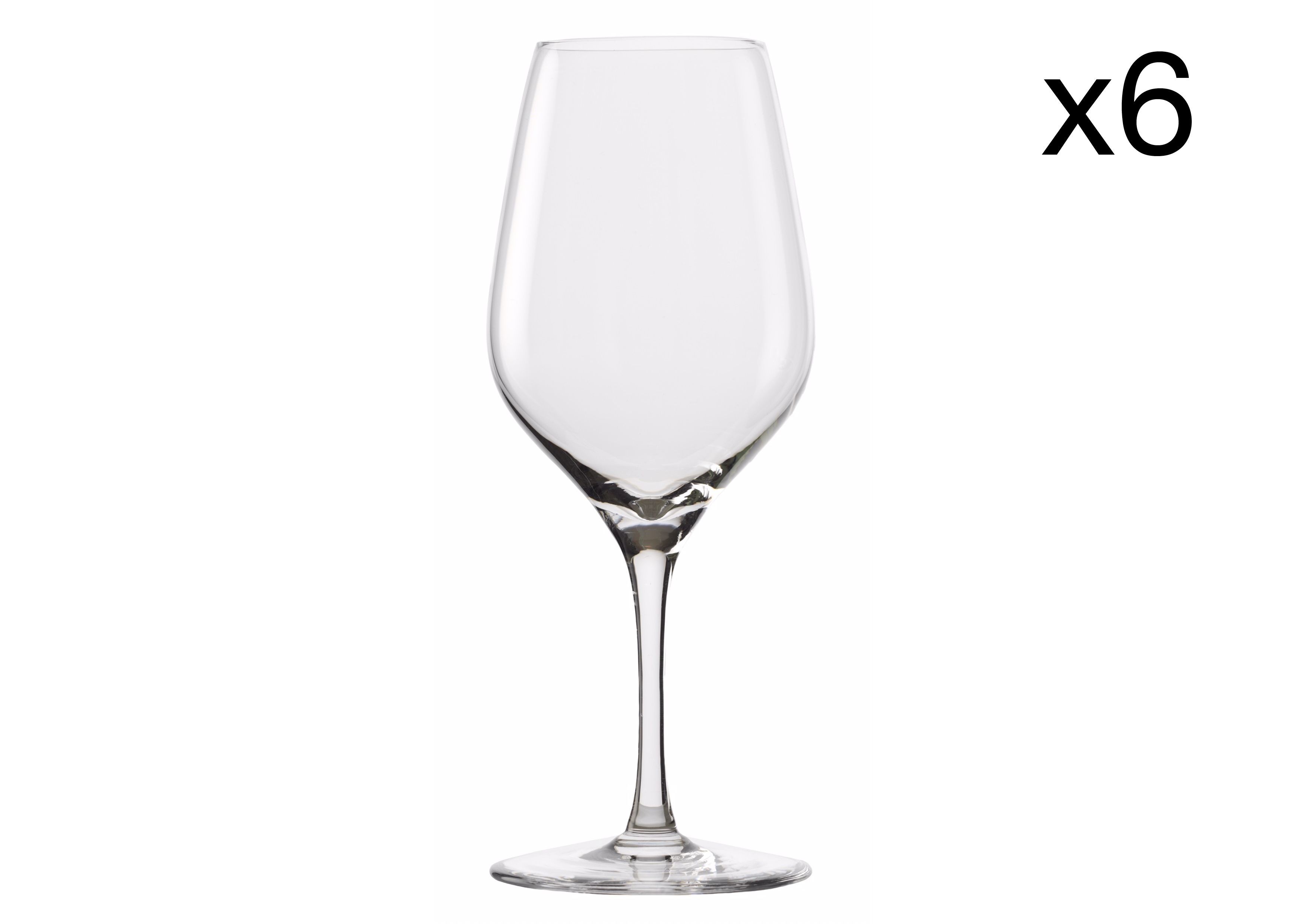 Lot de 6 verres universel en cristallin, EXQUISIT, STOLZLE