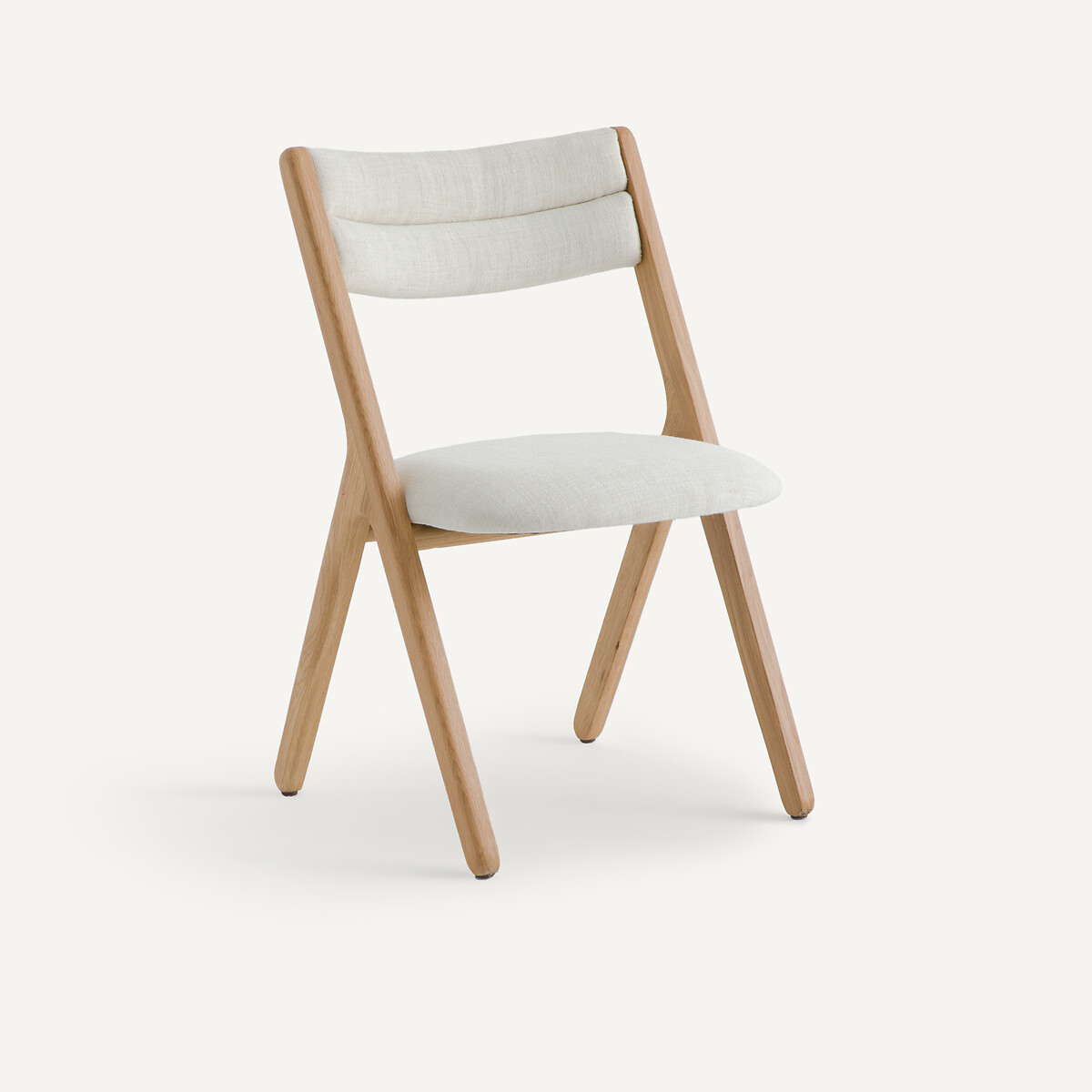 Chaise en chêne massif et tissu, CAMMINATA, EMMANUEL GALLINA X AM.PM