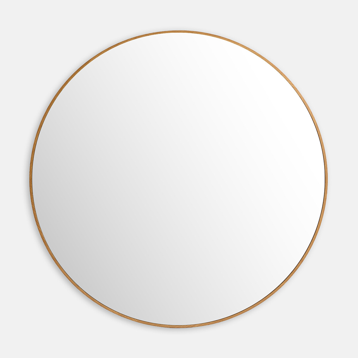 Grote ronde spiegel, eikenfineer, diameter 140 cm, IODUS, LA REDOUTE INTERIEURS