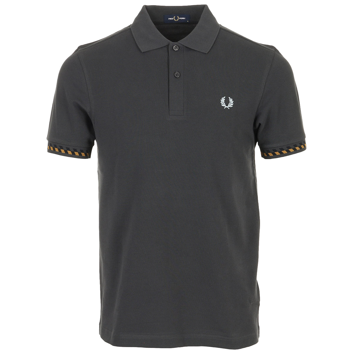 T-shirt JACQUARD CUFF FRED PERRY SHIRT, FRED PERRY