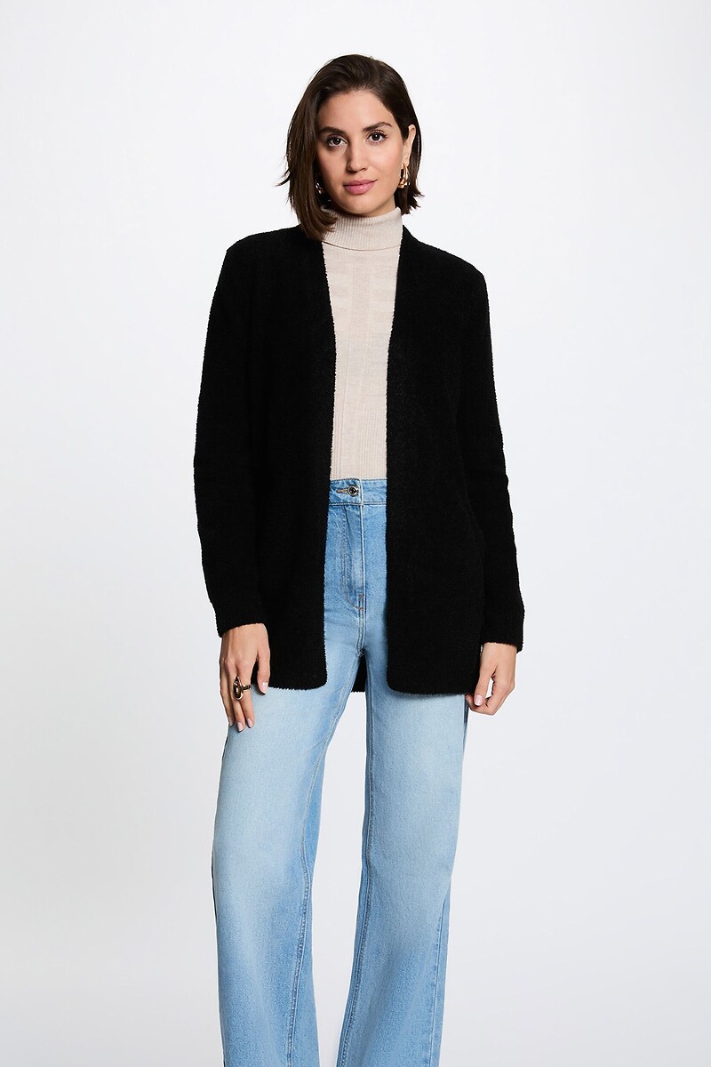Gilet long col V, MORGAN
