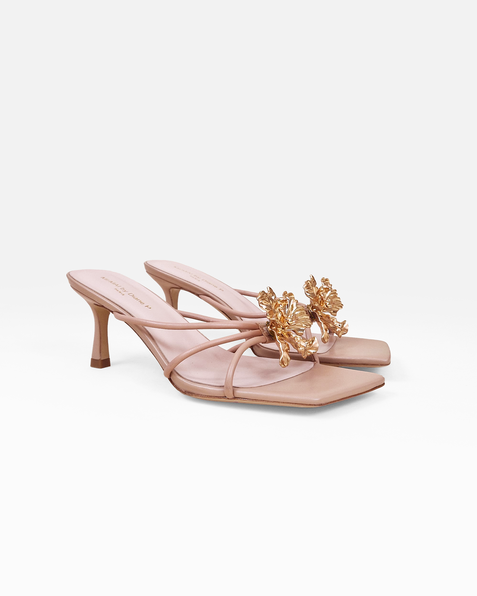 Mules à bout carré et accessoires interchangeables THIRA, MI MAI