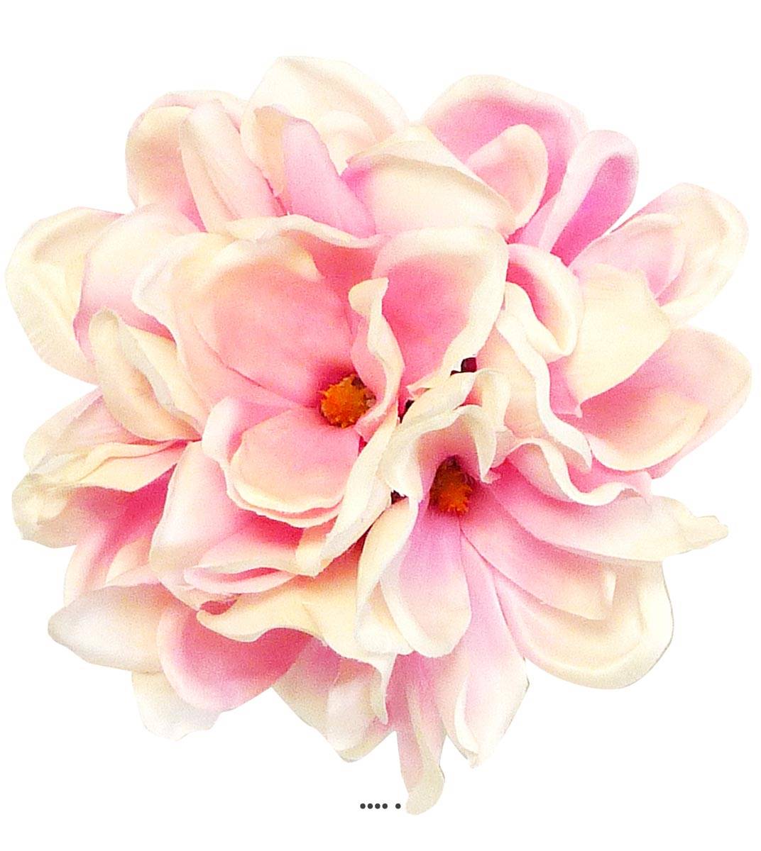 Bouquet de magnolias artificiels 7 têtes Haut, ARTIFICIELLES