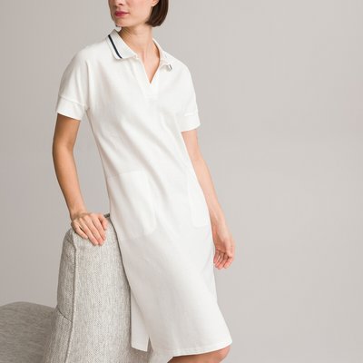 Cotton Polo Dress with Short Sleeves ANNE WEYBURN