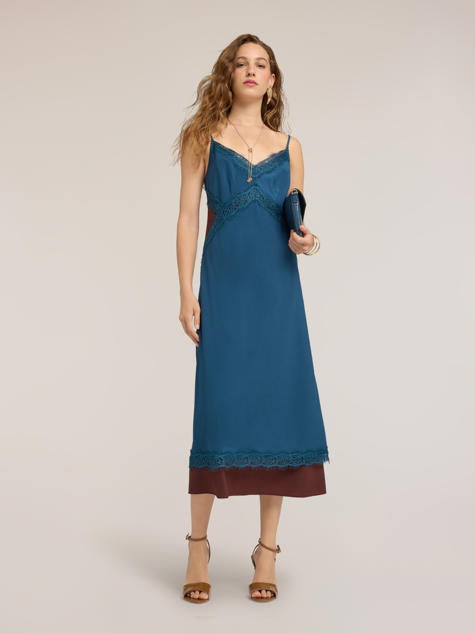 Robe regular avec dentelle, MOTIVI