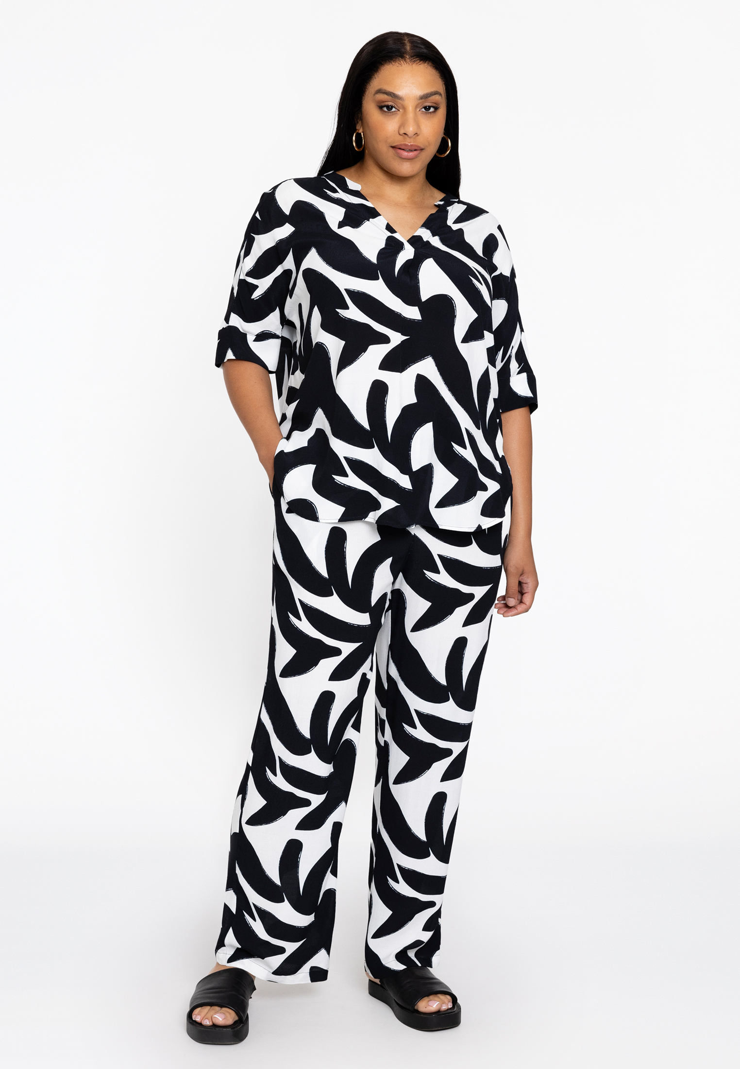 Pantalon imprimée, YOEK