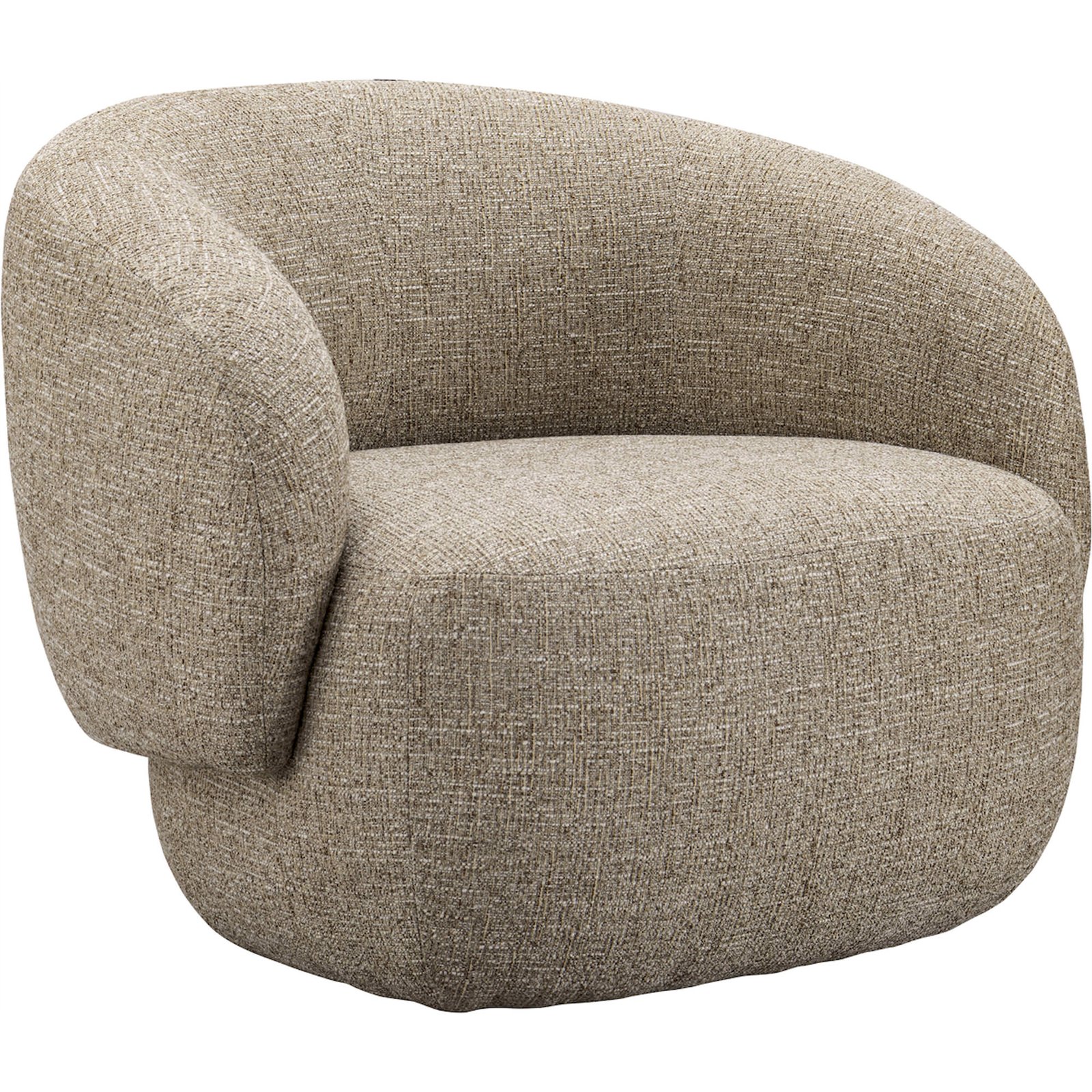 Fauteuil lounge style club capitonné, RECOLLECTION