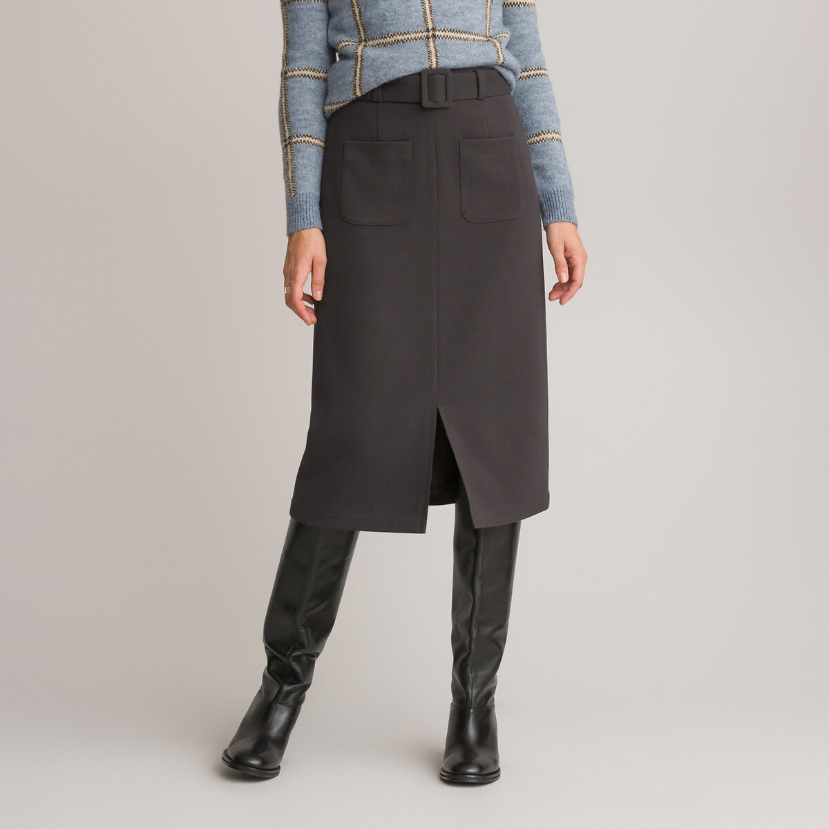 Felicia Wool Utility Midi Skirt | lupon.gov.ph