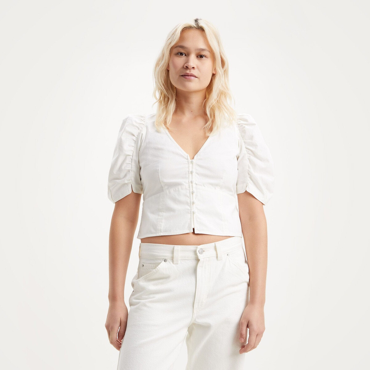 Blouse blanche best sale la redoute