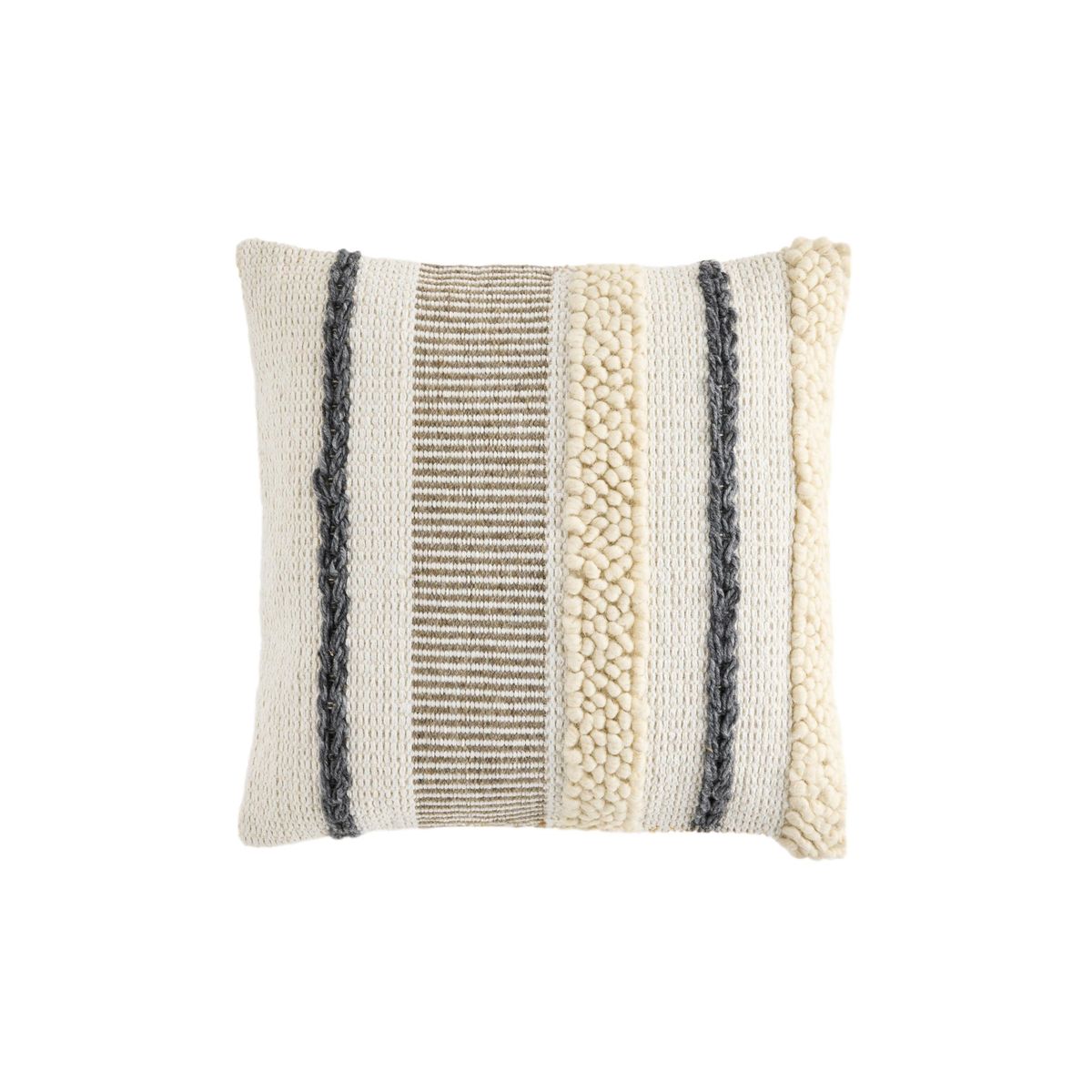 Coussin à rayures texturées, NEXT