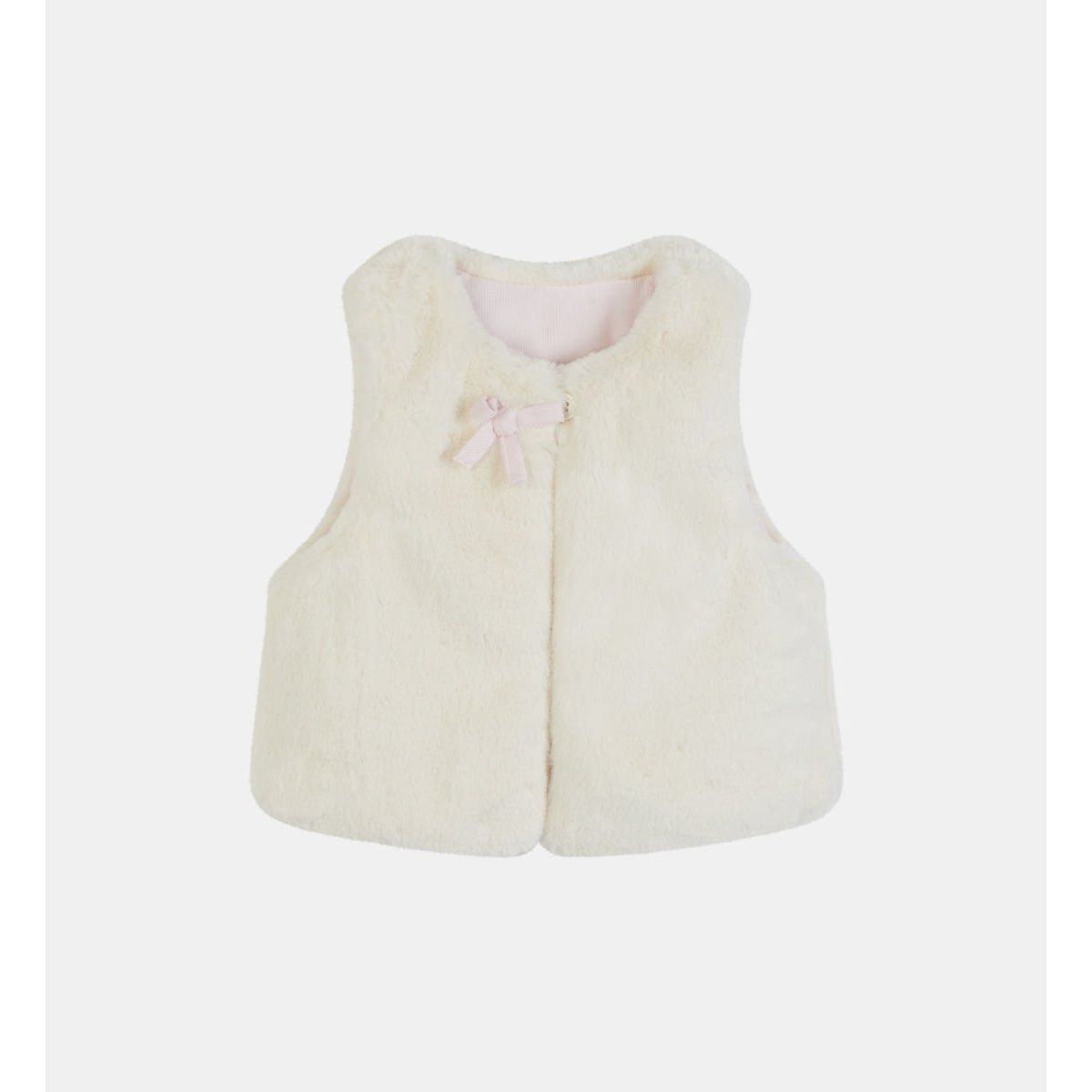 Gilet Sans Manche Fausse Fourrure Bebe La Redoute