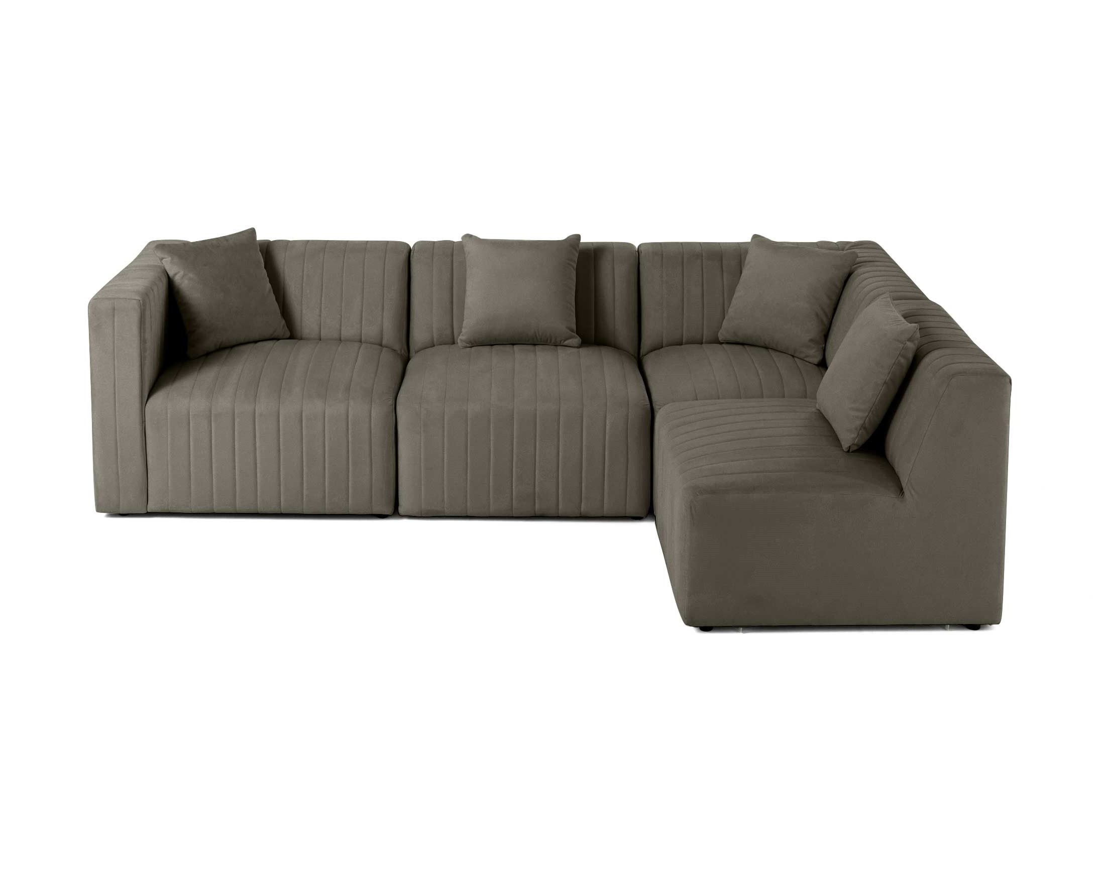 Canapé d'Angle droit 5 places - NOVA, BEST MOBILIER