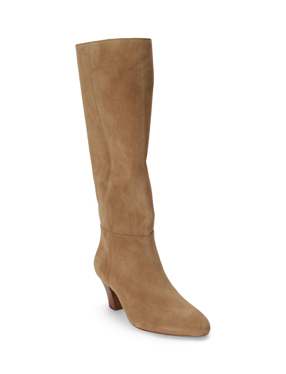 Lauren Ralph Lauren Botas de tacón de ante EMERSYN — foto 2