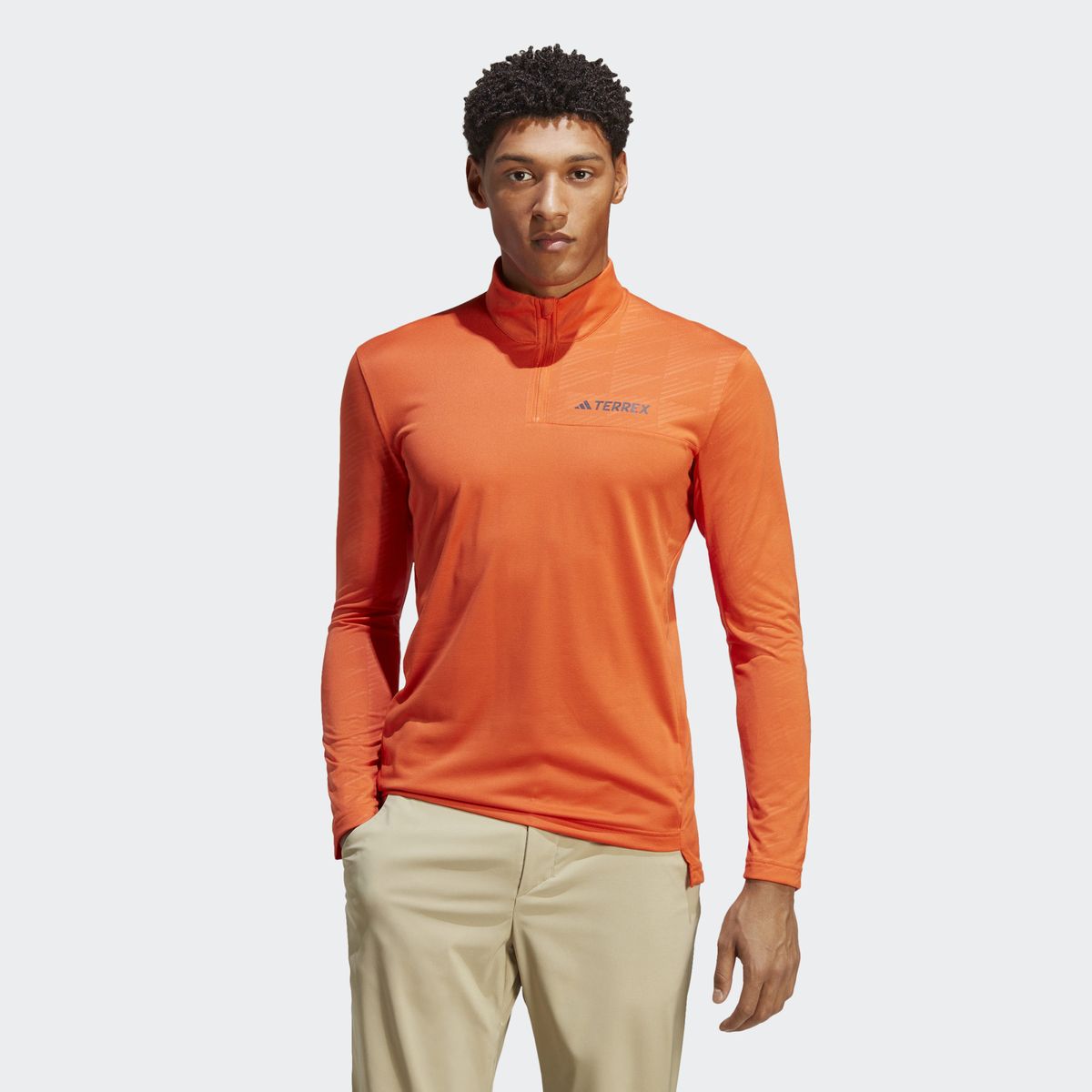 T shirt manches longues demi zip terrex multi Adidas Performance