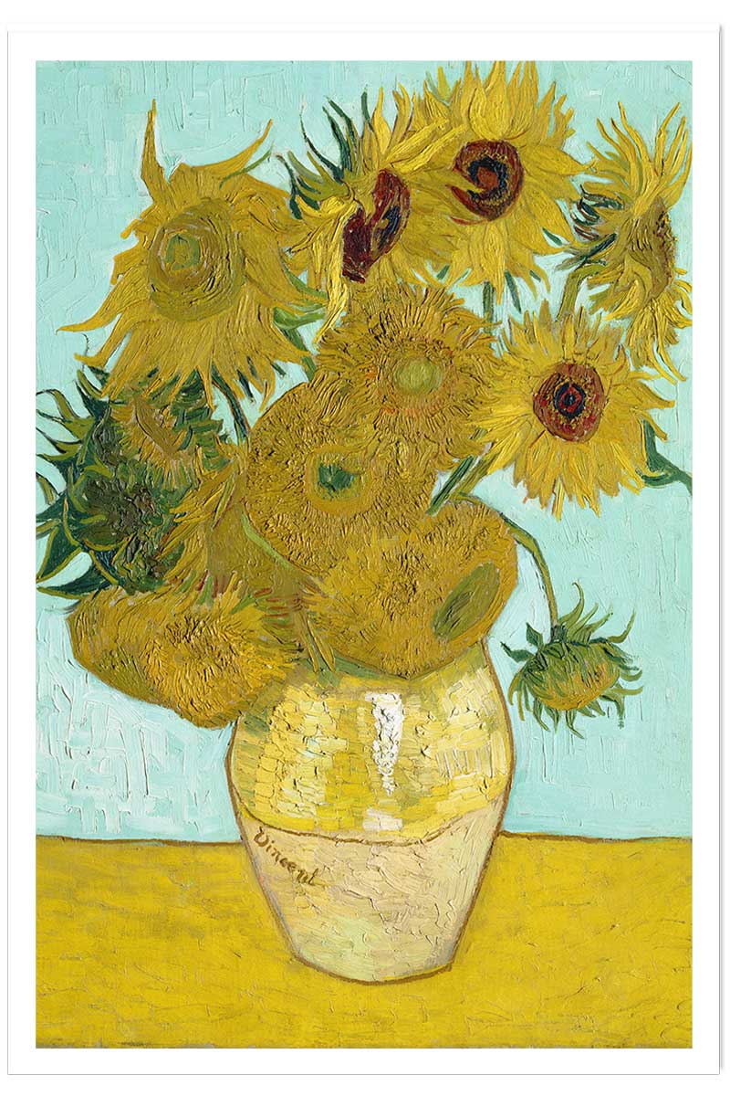 Affiche Les Tournesols par Vincent van Gogh, HEXOA