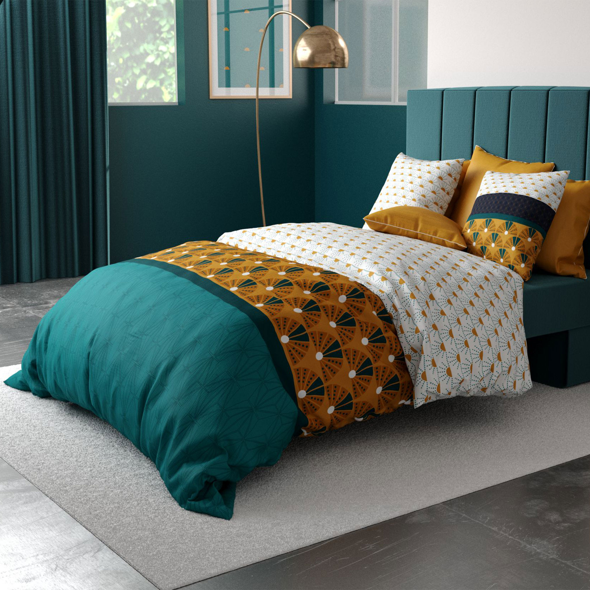 Parure de lit - Housse de couette coton 57 fils, EDEN