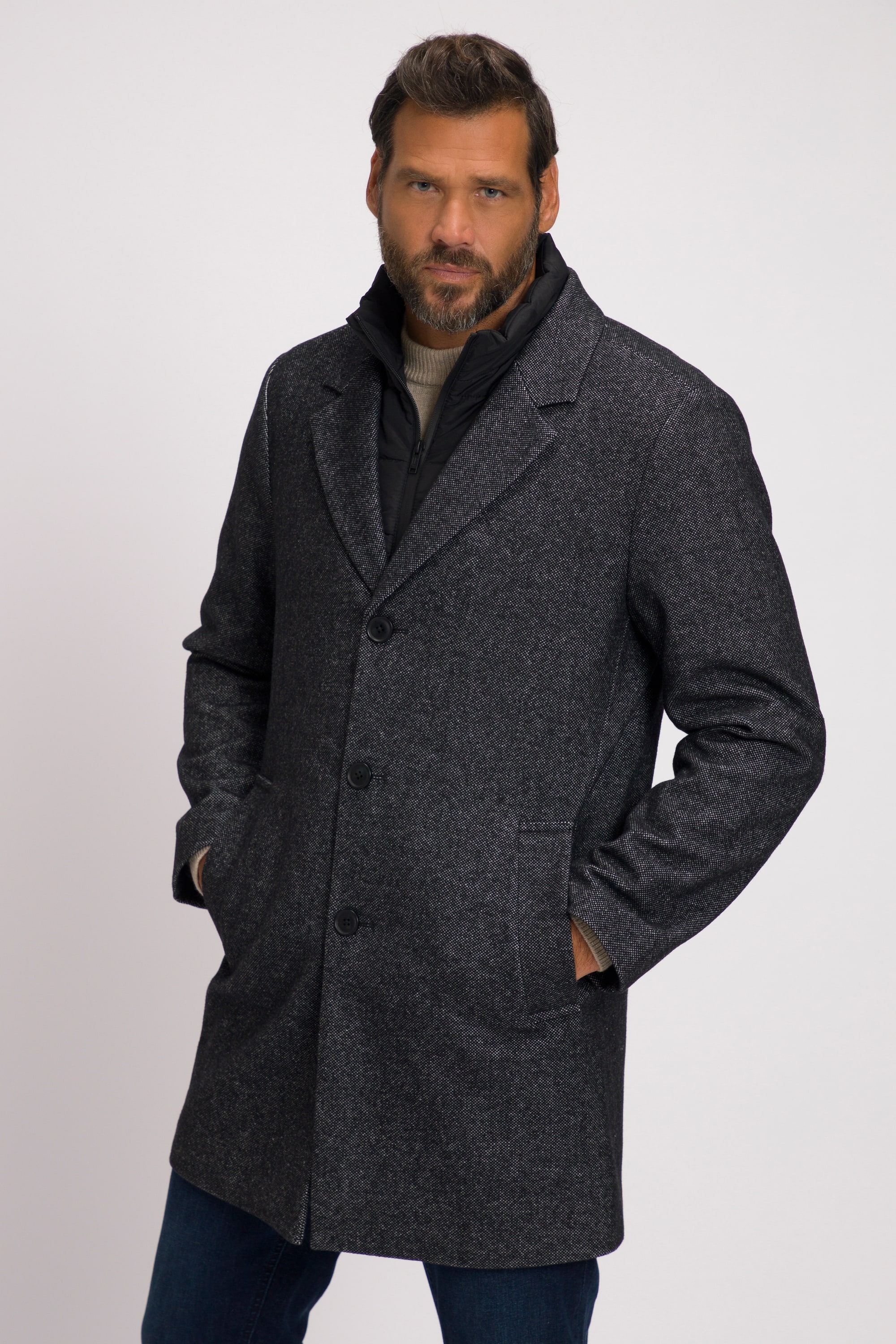 Manteau en laine mélangée, JP1880