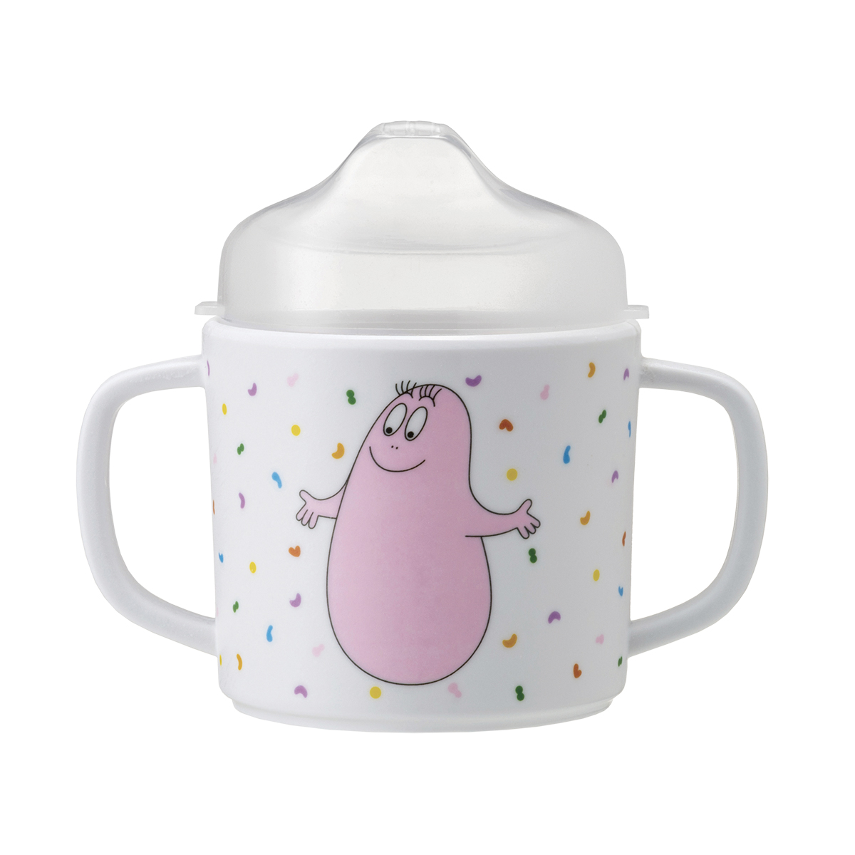 Tasse d'apprentissage antidérapante BARBAPAPA, PETIT JOUR