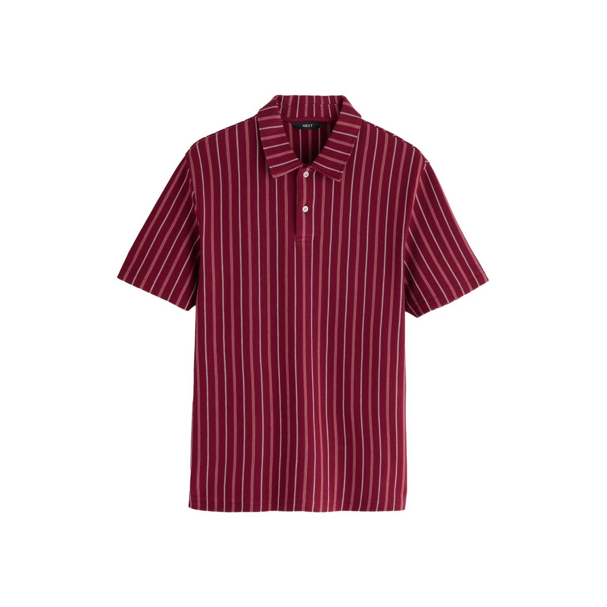 Polo standard en supima à rayures verticales, NEXT