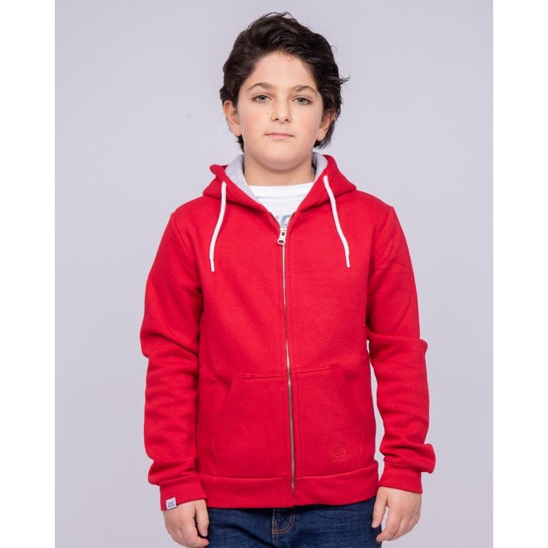 Gilet grosse maille rouge La Redoute