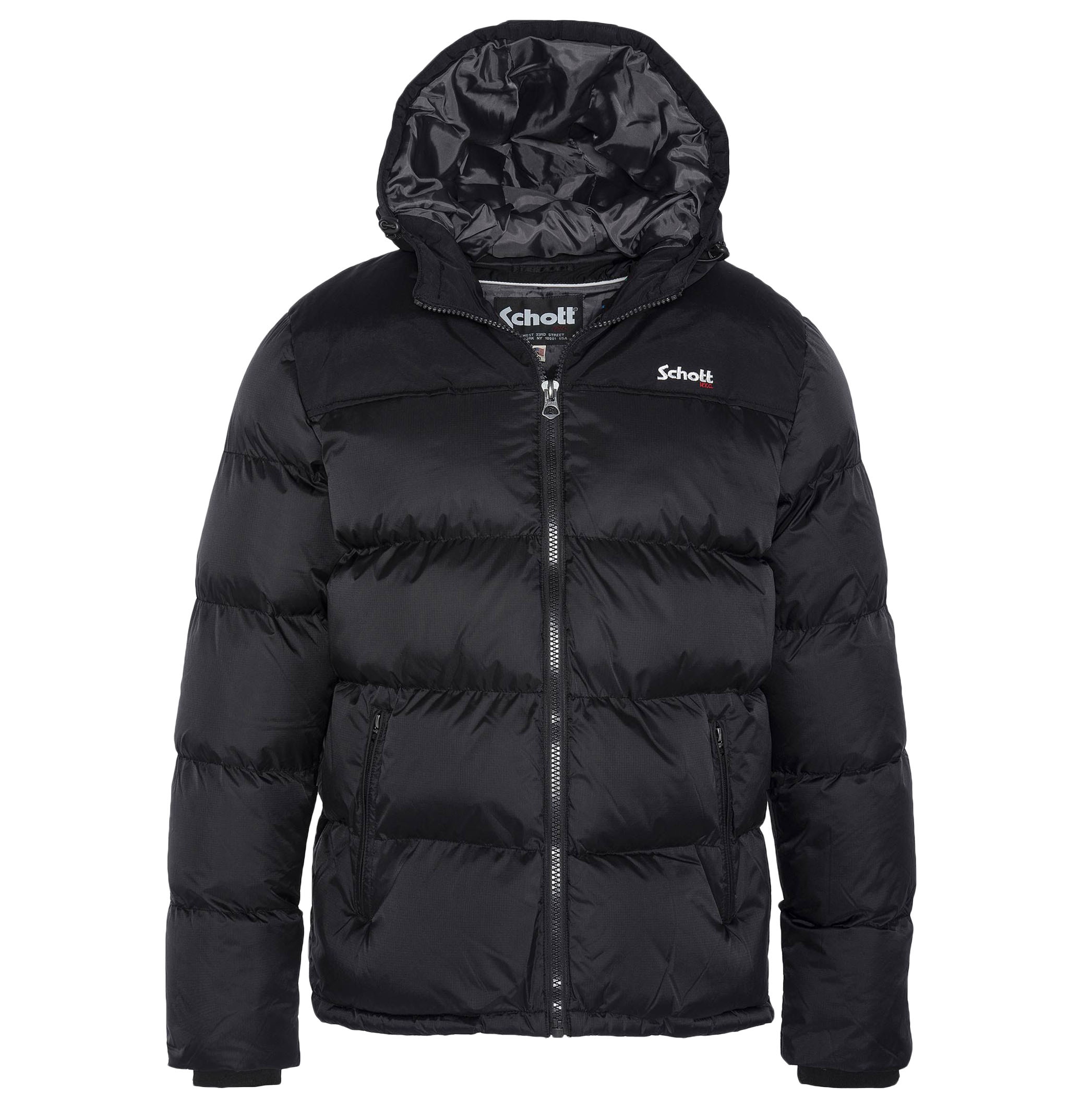 Doudoune bi-colore à capuche Utah 2, SCHOTT