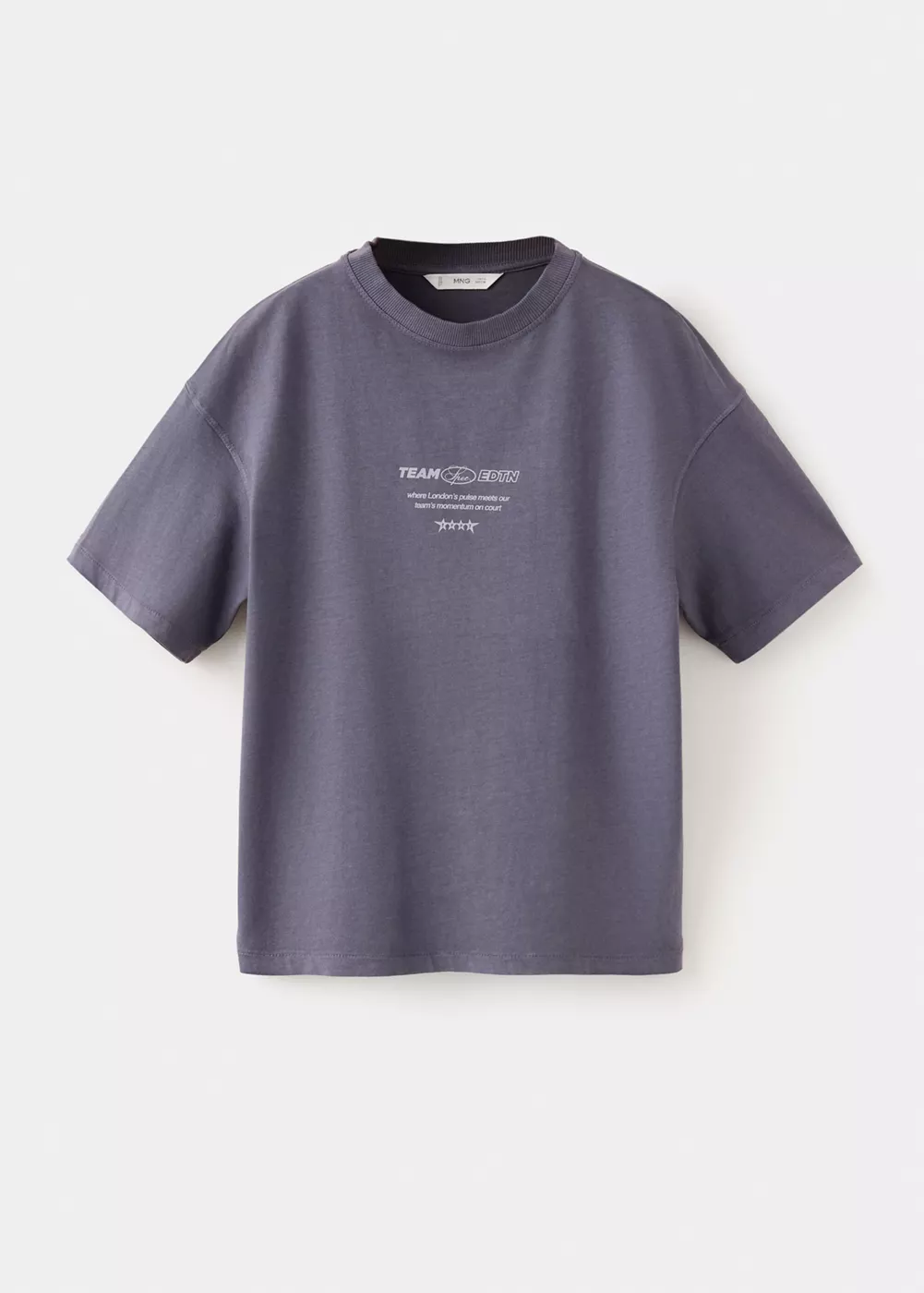 T-shirt oversize garment-dyed, MANGO KIDS