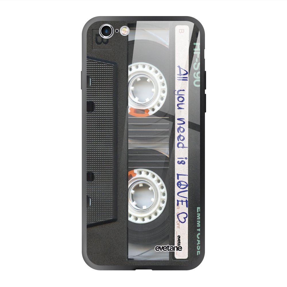 Coque en verre trempé iPhone 6 Plus / 6S Plus, EVETANE
