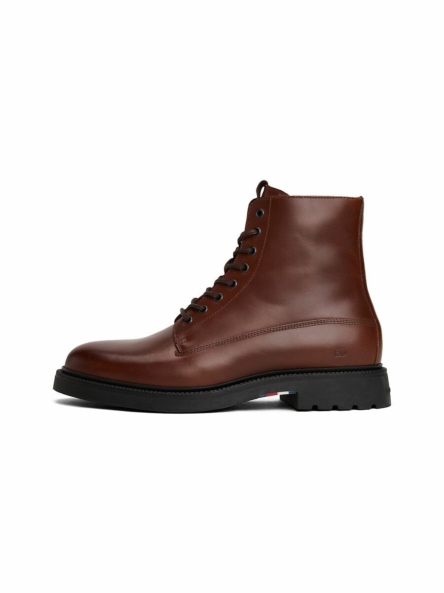 Tommy Hilfiger Botines de piel con cordones — foto 3