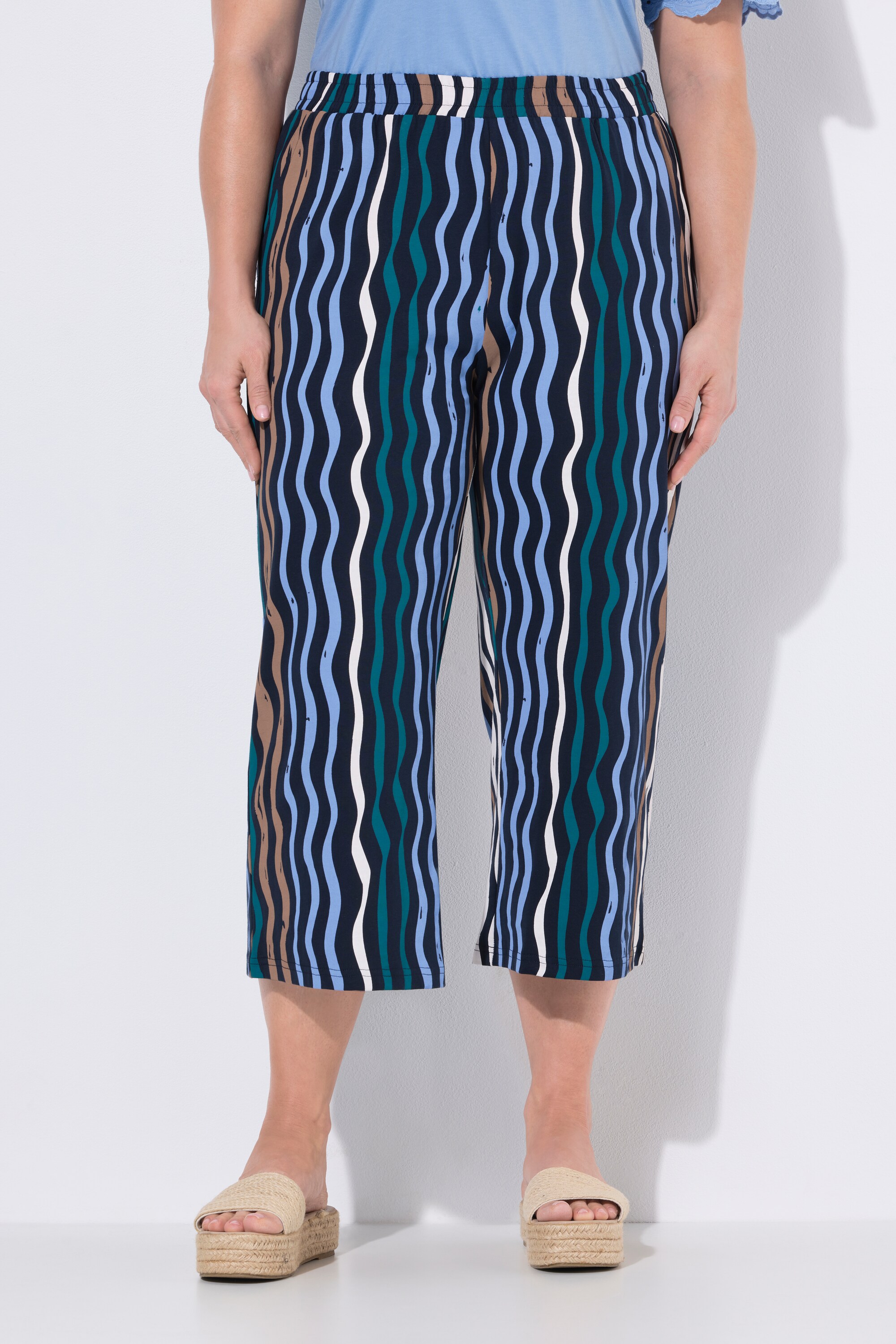 Jupe-culotte en jersey de coton bio, ULLA POPKEN