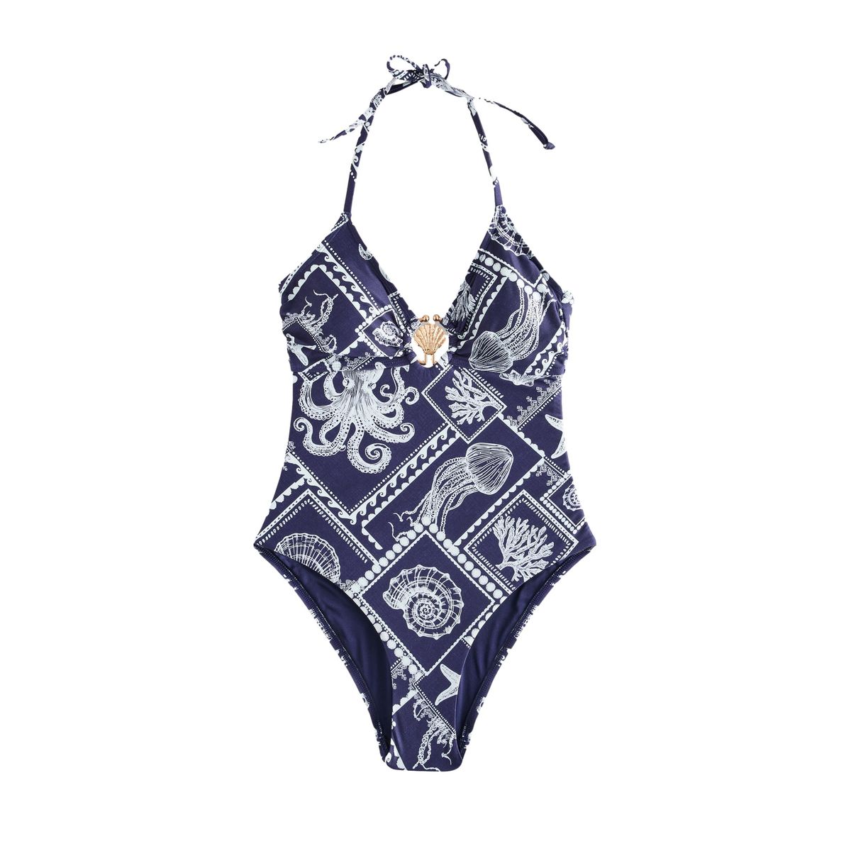 Maillot de bain pigeonnant dos nu, NEXT