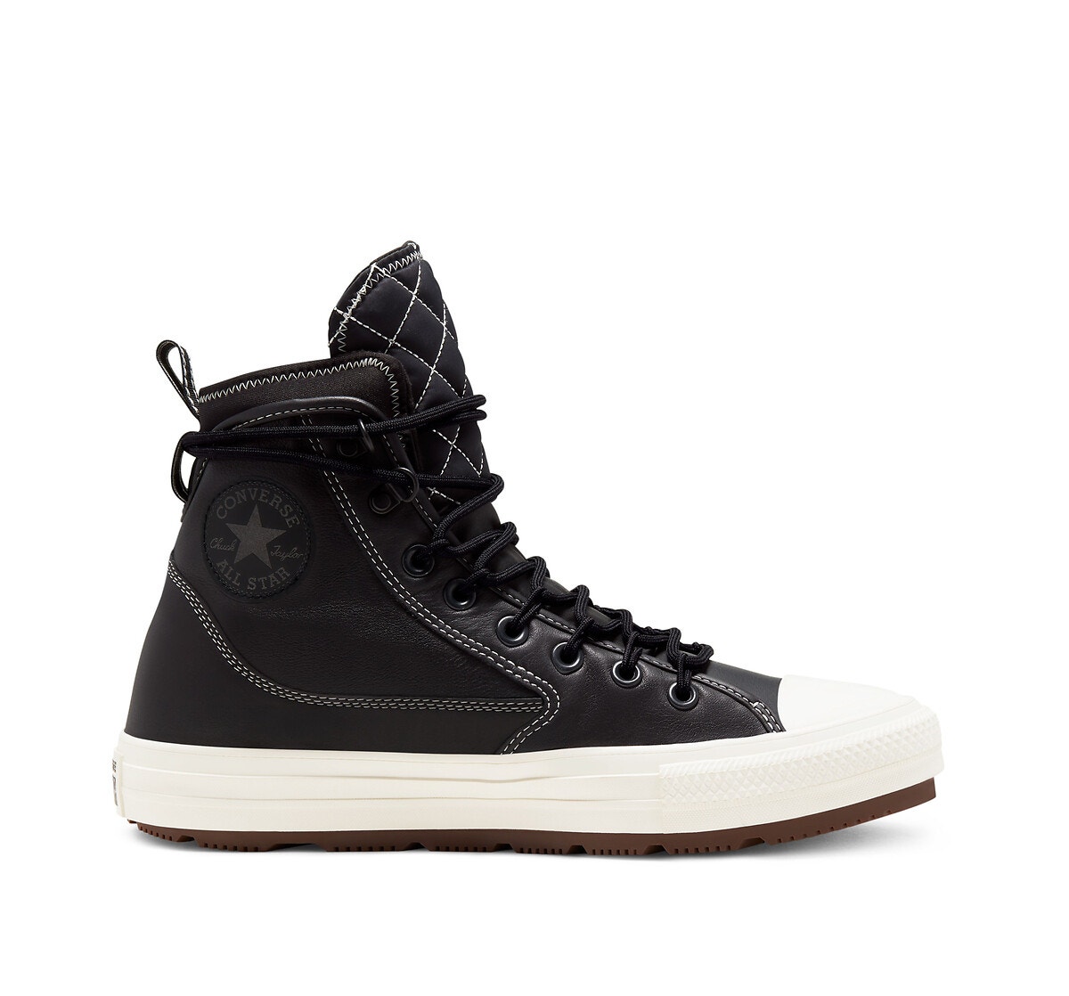 Converse cuir noir homme La Redoute