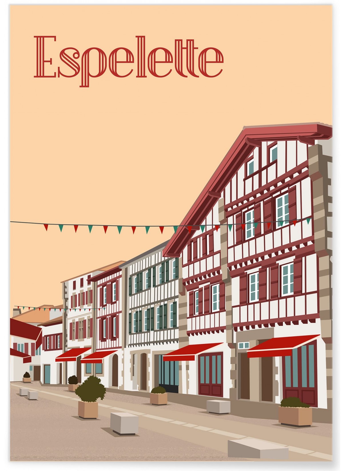 Affiche ville Espelette, L'AFFICHERIE