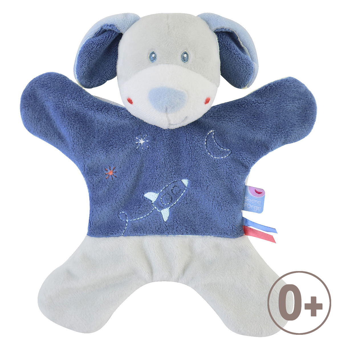 Doudou bebe chien, SUCRE D'ORGE