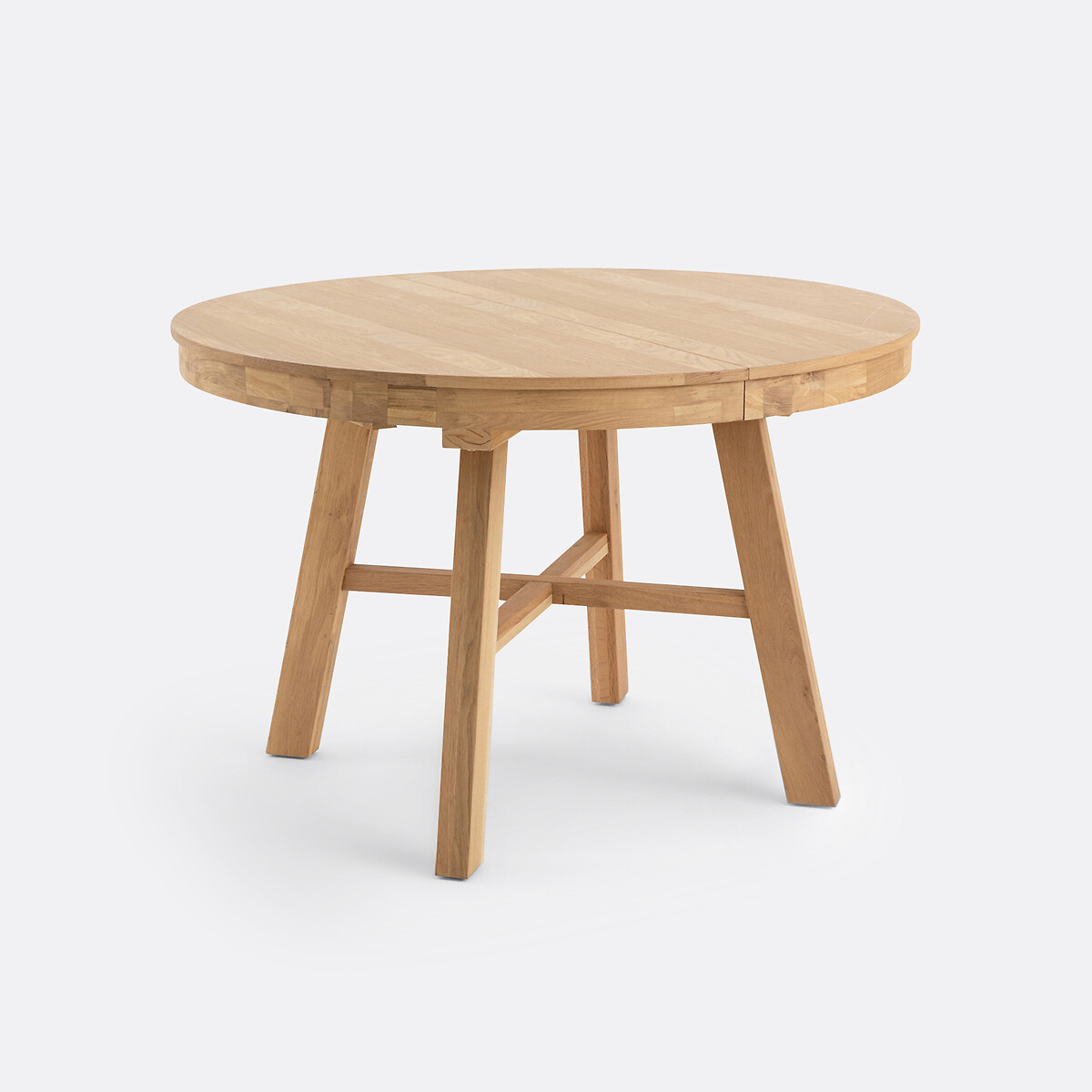 Table À Manger, Extensible, Ronde, 4 À 8 Couverts, ZEBARN