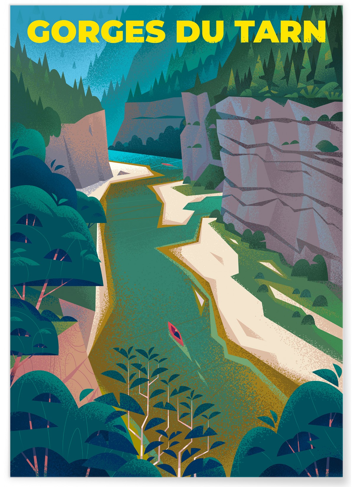 Affiche Gorges du Tarn, L'AFFICHERIE
