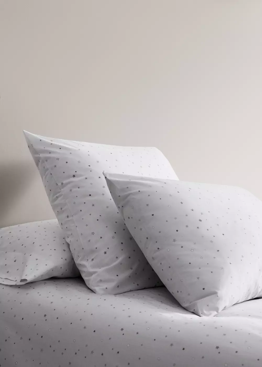 Taie d’oreiller enfant percale étoiles 45x110 cm, MANGO HOME