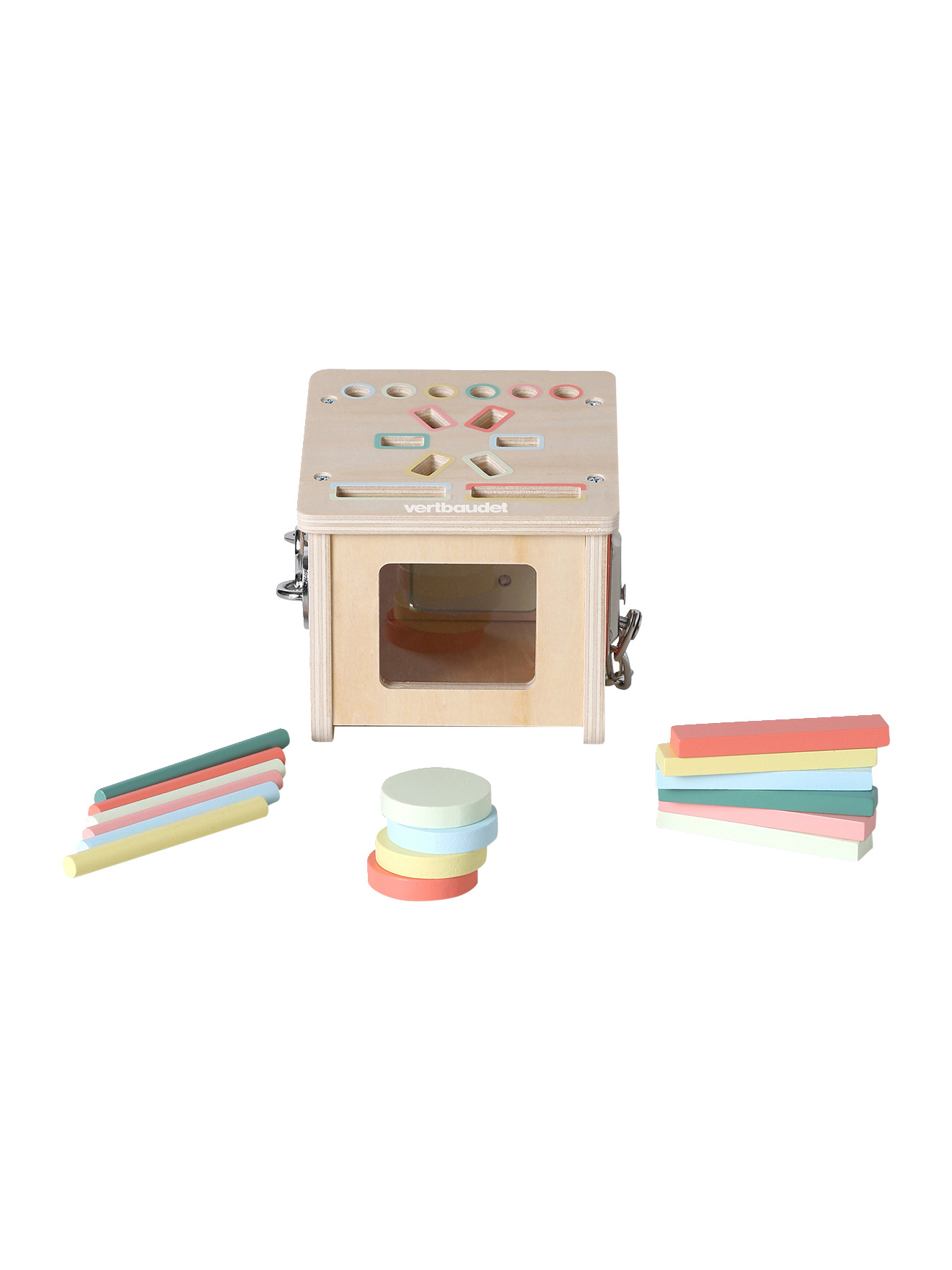 Jeu de tri formes et couleurs en bois FSC®, VERTBAUDET